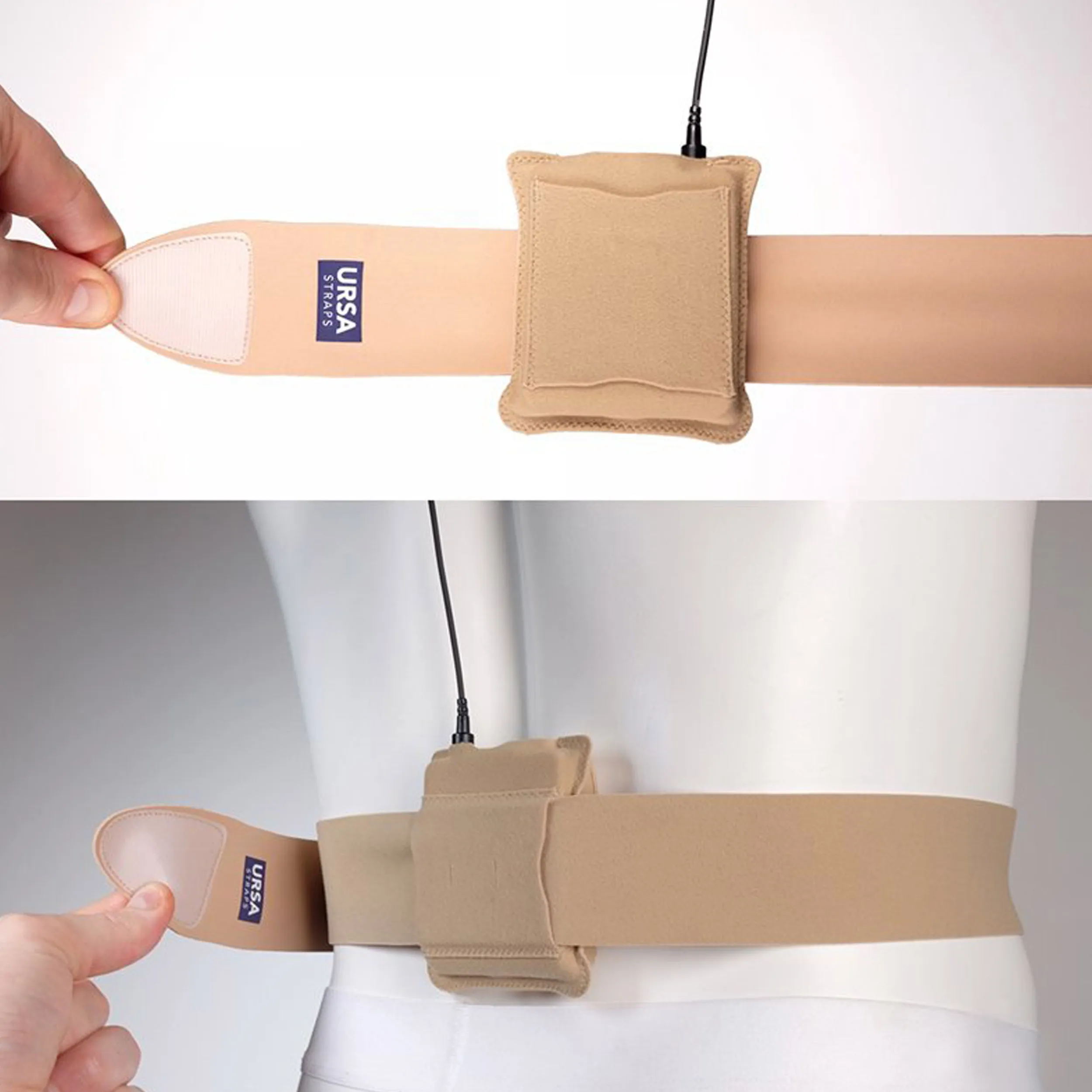 פאוץ' גדול לחגורה עבור משדר – צבע בז' URSA Straps