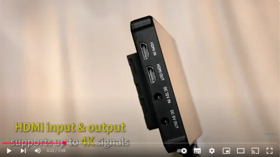 מוניטור "7 מסך מגע  FeelWorld F7 Plus 4K HDMI 1200Nit