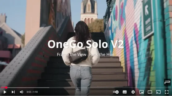 תיק סלינג שחור 10 ליטר PGYTECH OneGo Solo V2