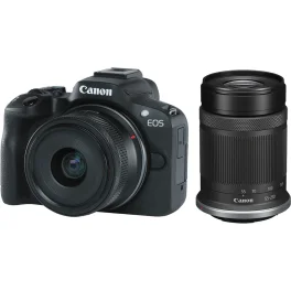 קיט מצלמה Canon R50 ועדשות RF-S 18-45+RF-S 55-210 IS