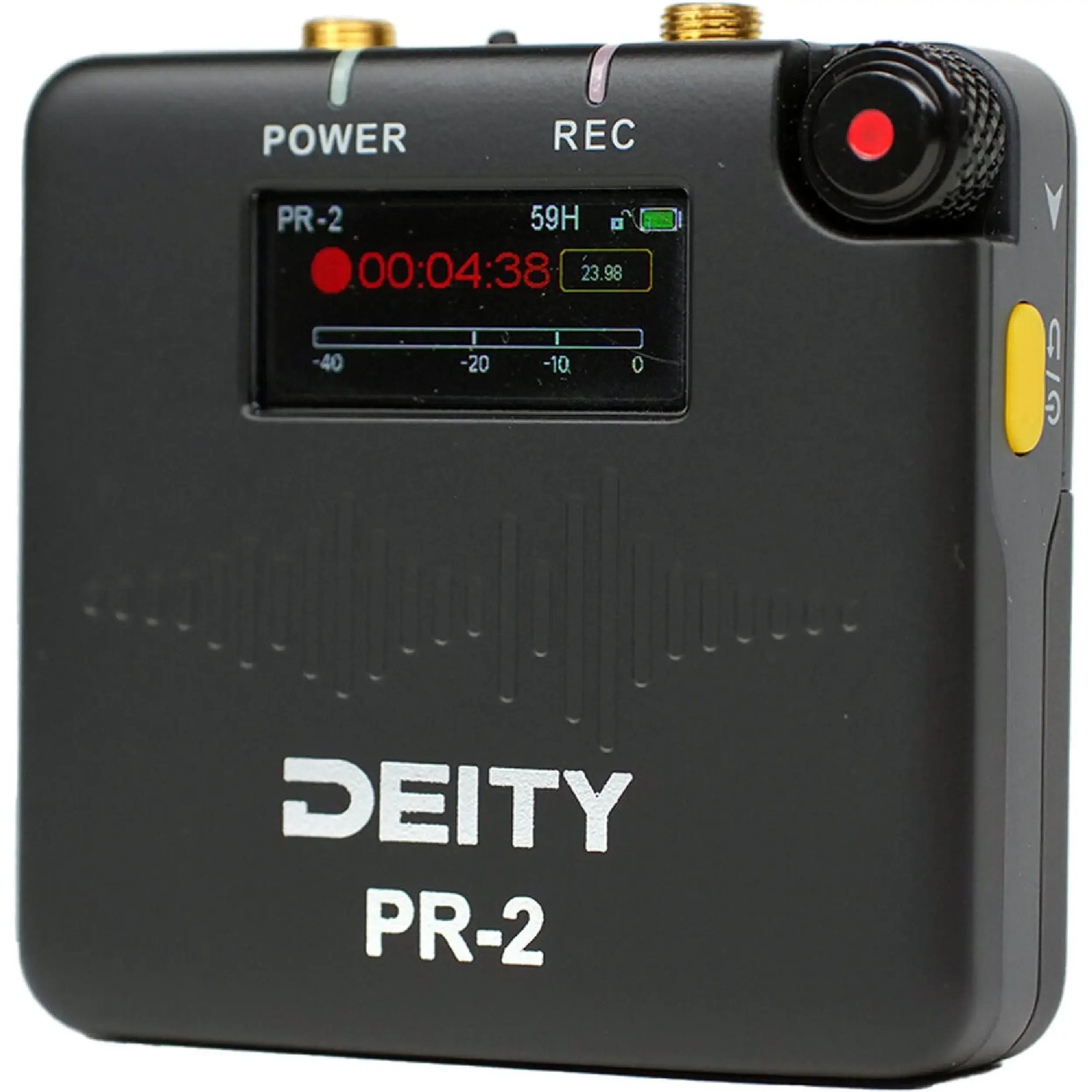 מקליט אודיו נייד עם מיקרופון דש Deity PR-2