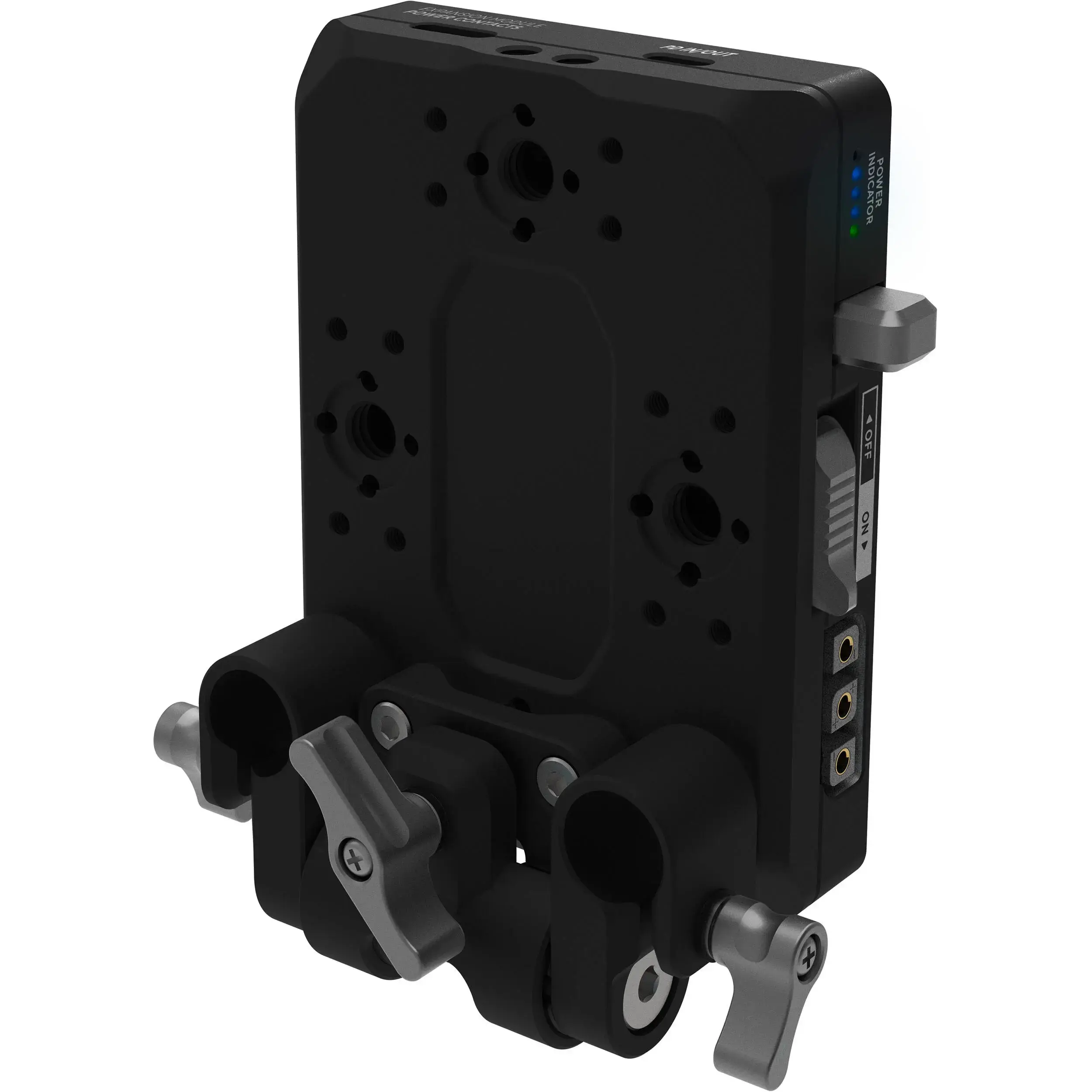 מחבר מתאם מתח לסוללת Kondor Blue V-Lock- צבע שחור