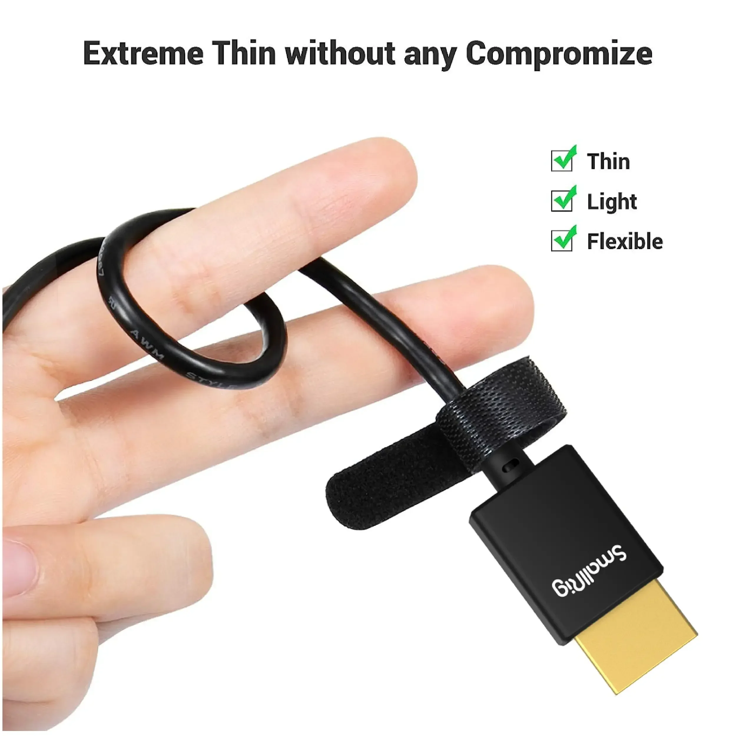 כבל HDMI 4K דק באורך 55 ס"מ Smallrig 2957B