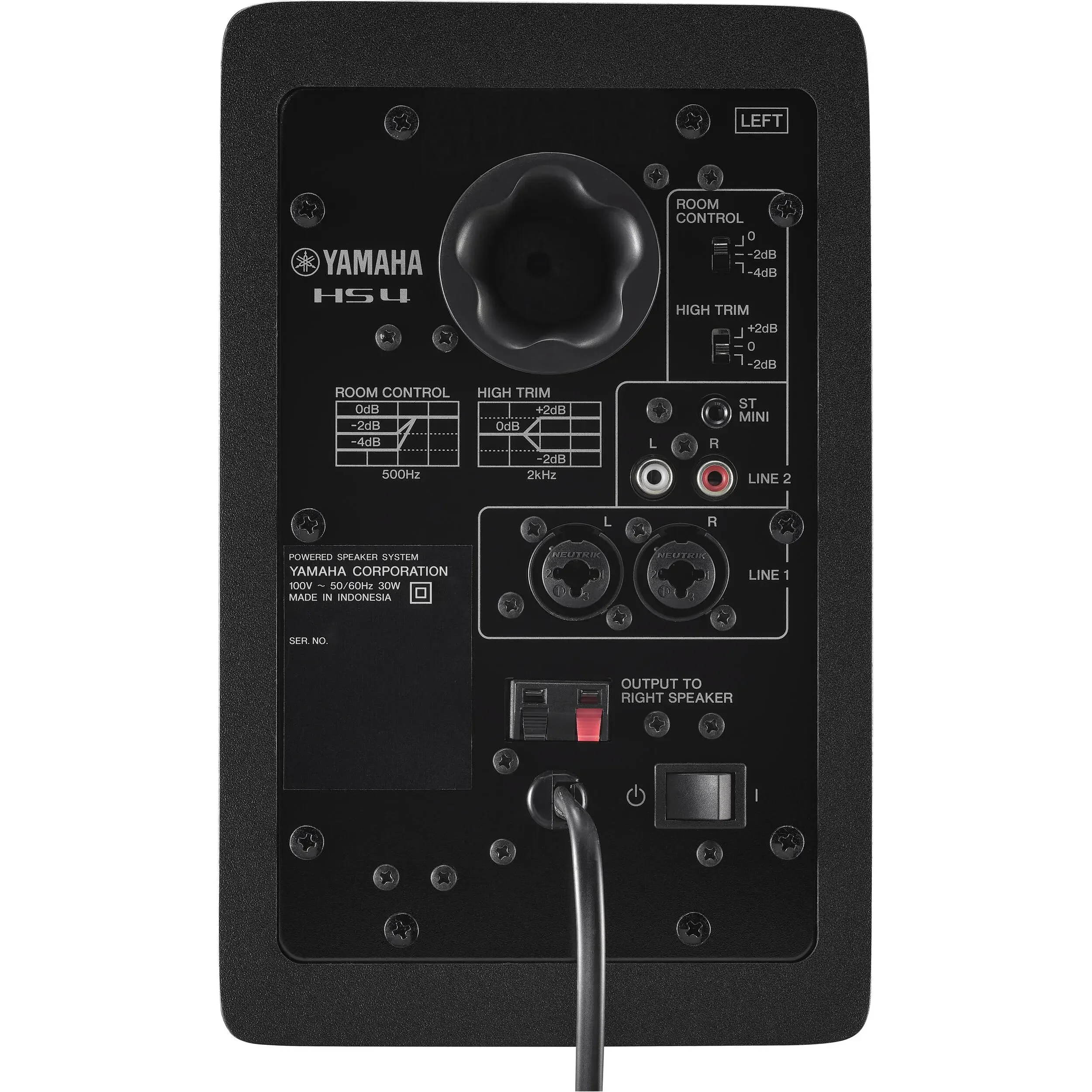 זוג מוניטורים אקטיביים YAMAHA HS4 - צבע לבן