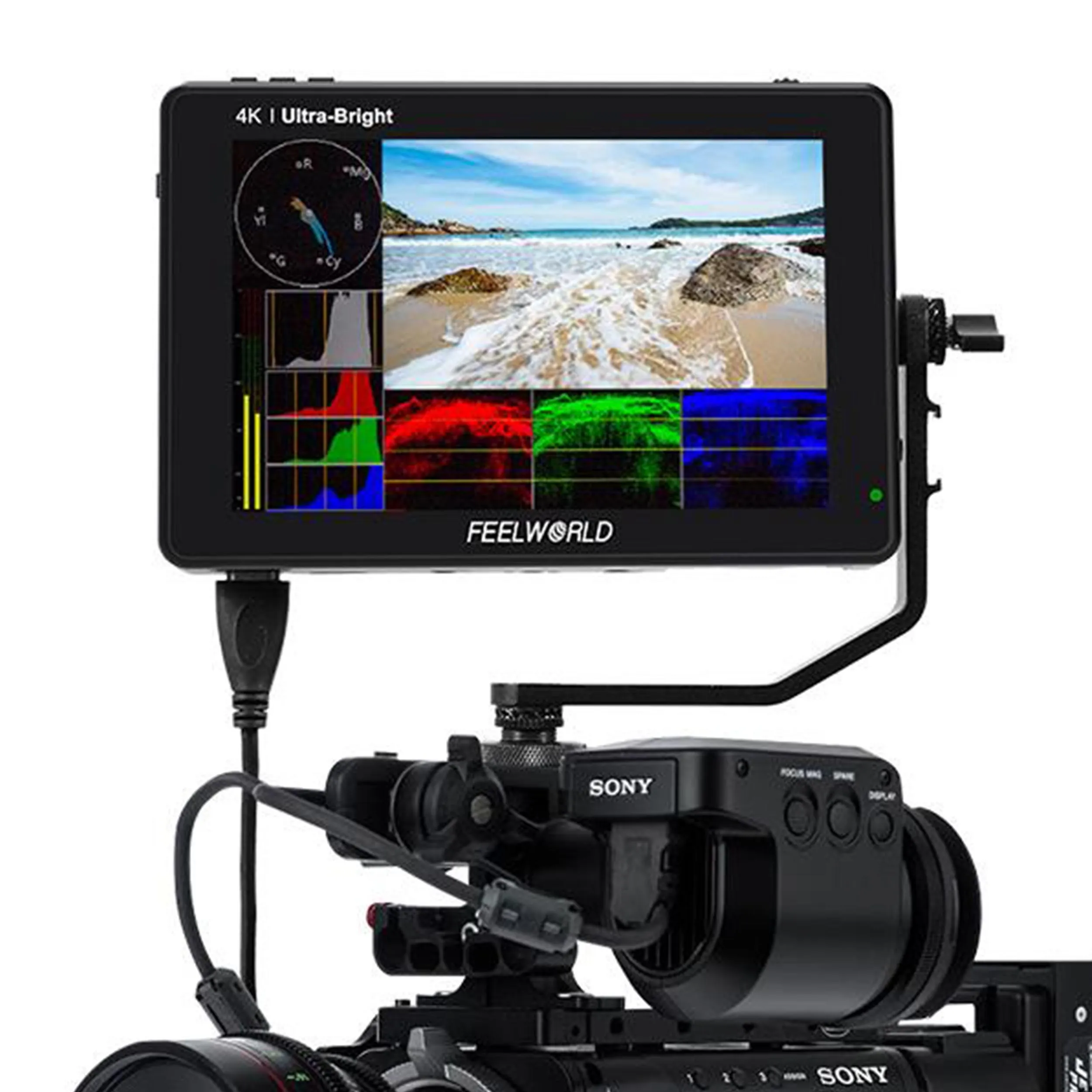 מוניטור וידאו מסך מגע 7" Feelworld LUT7