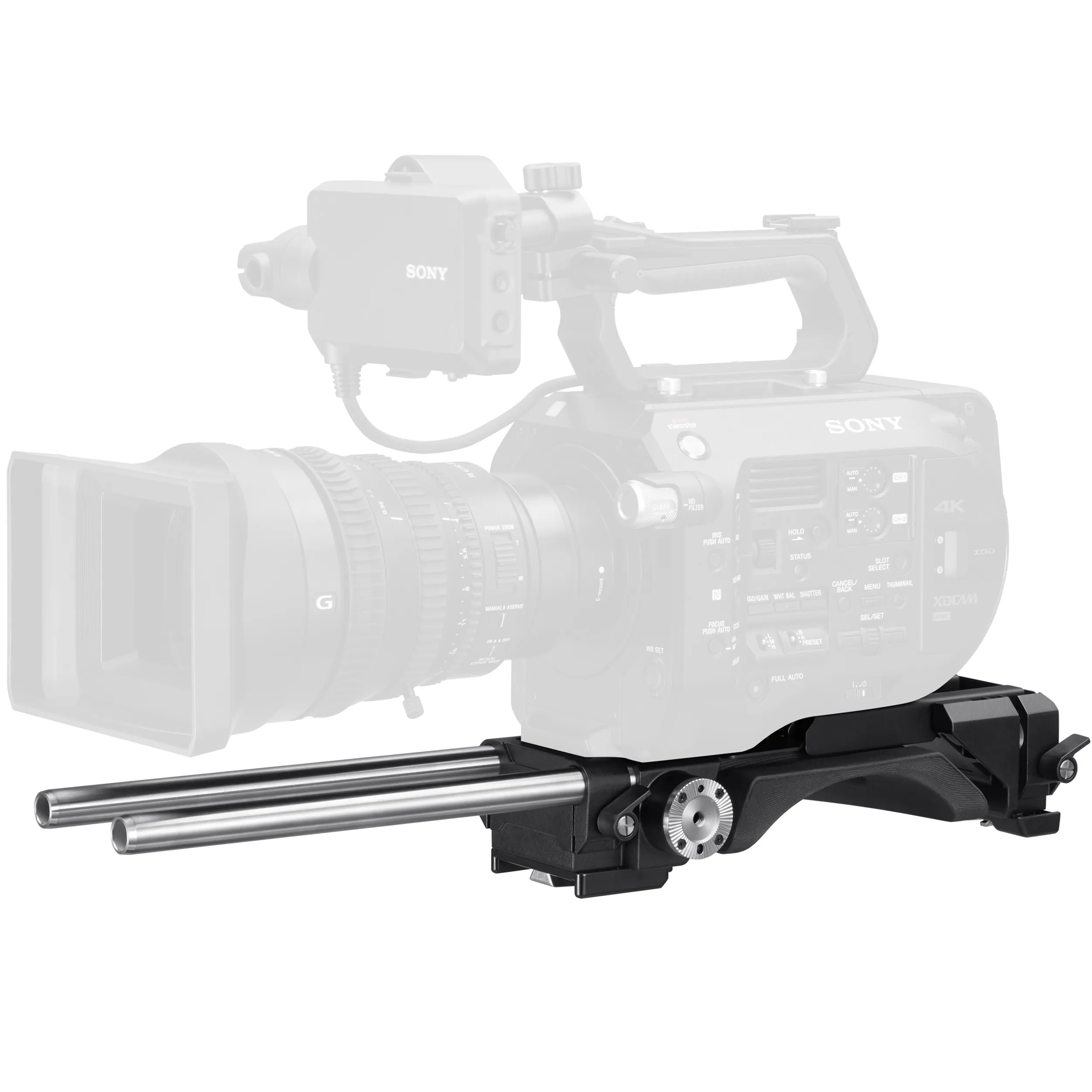 SHOULDER PAD FOR PXW-FS7 INCL. 15MM RODS