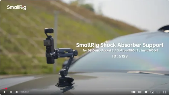 זרוע ואקום בולמת זעזועים למצלמות אקסטרים SmallRig 5123