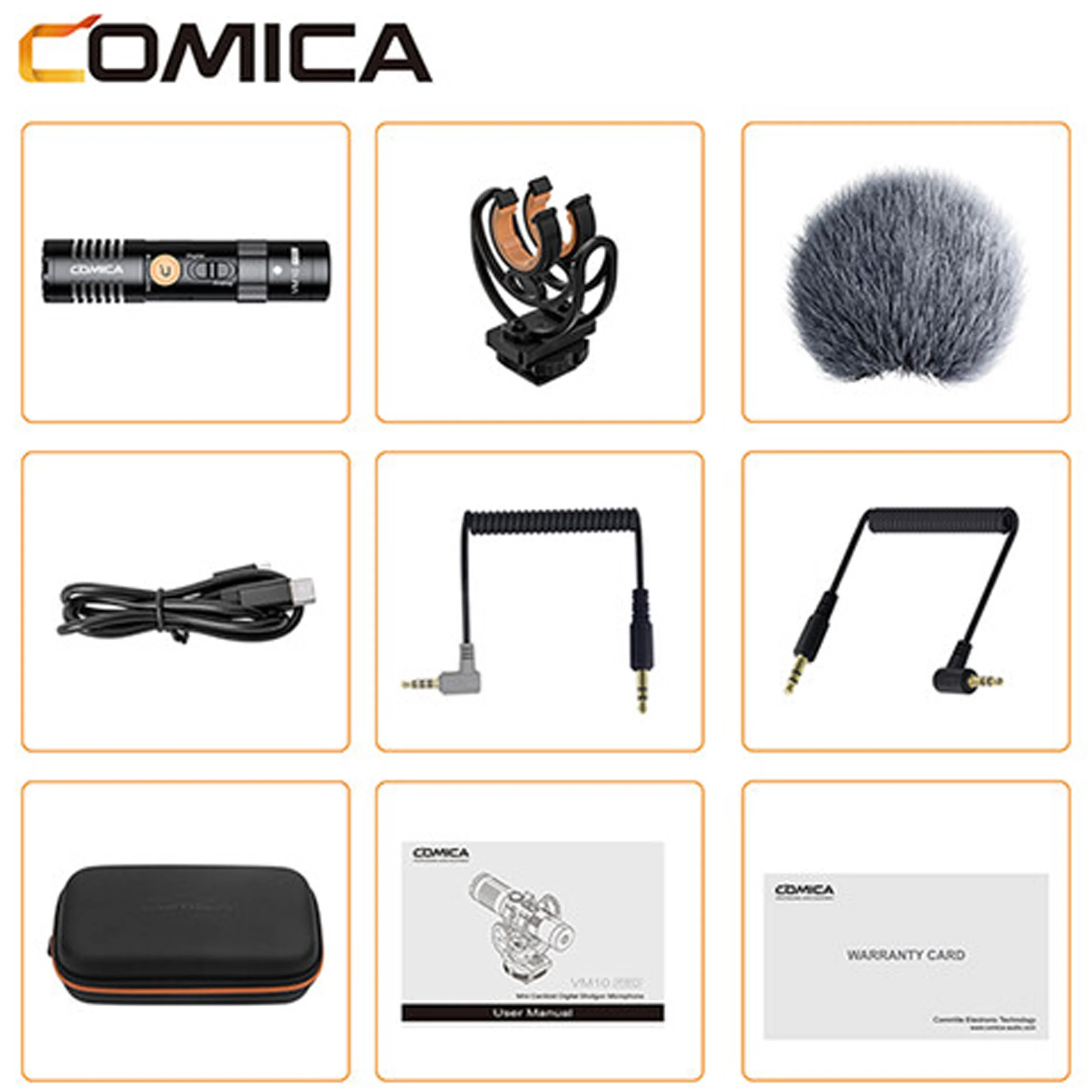 מיקרופון זעיר Comica VM10 PRO