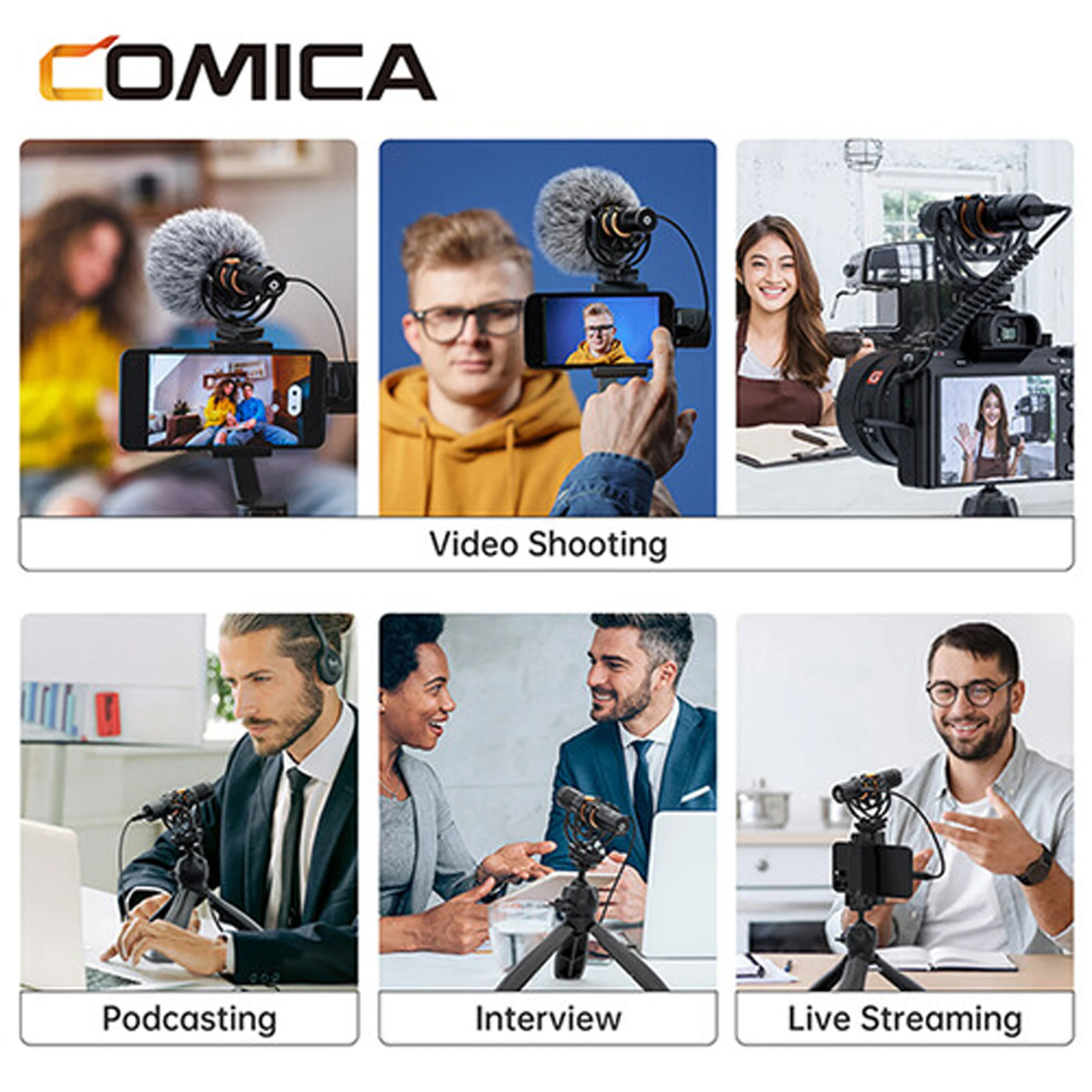 מיקרופון זעיר Comica VM10 PRO