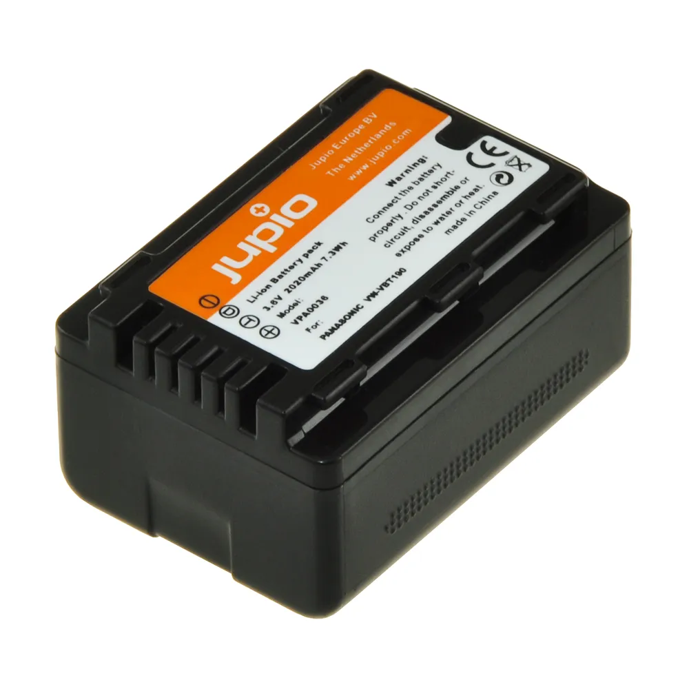 סוללה JUPIO VW-VBT190 למצלמות וידאו PANASONIC
