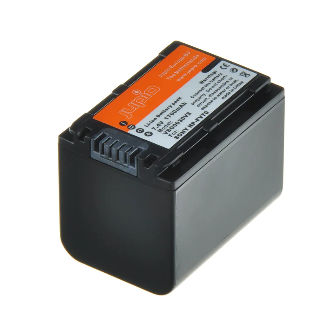סוללת ליתיום NP-FV70 JUPIO למצלמות וידאו SONY