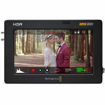 מוניטור וידאו מקליט 5" Blackmagic Design12G HDR Video Assist