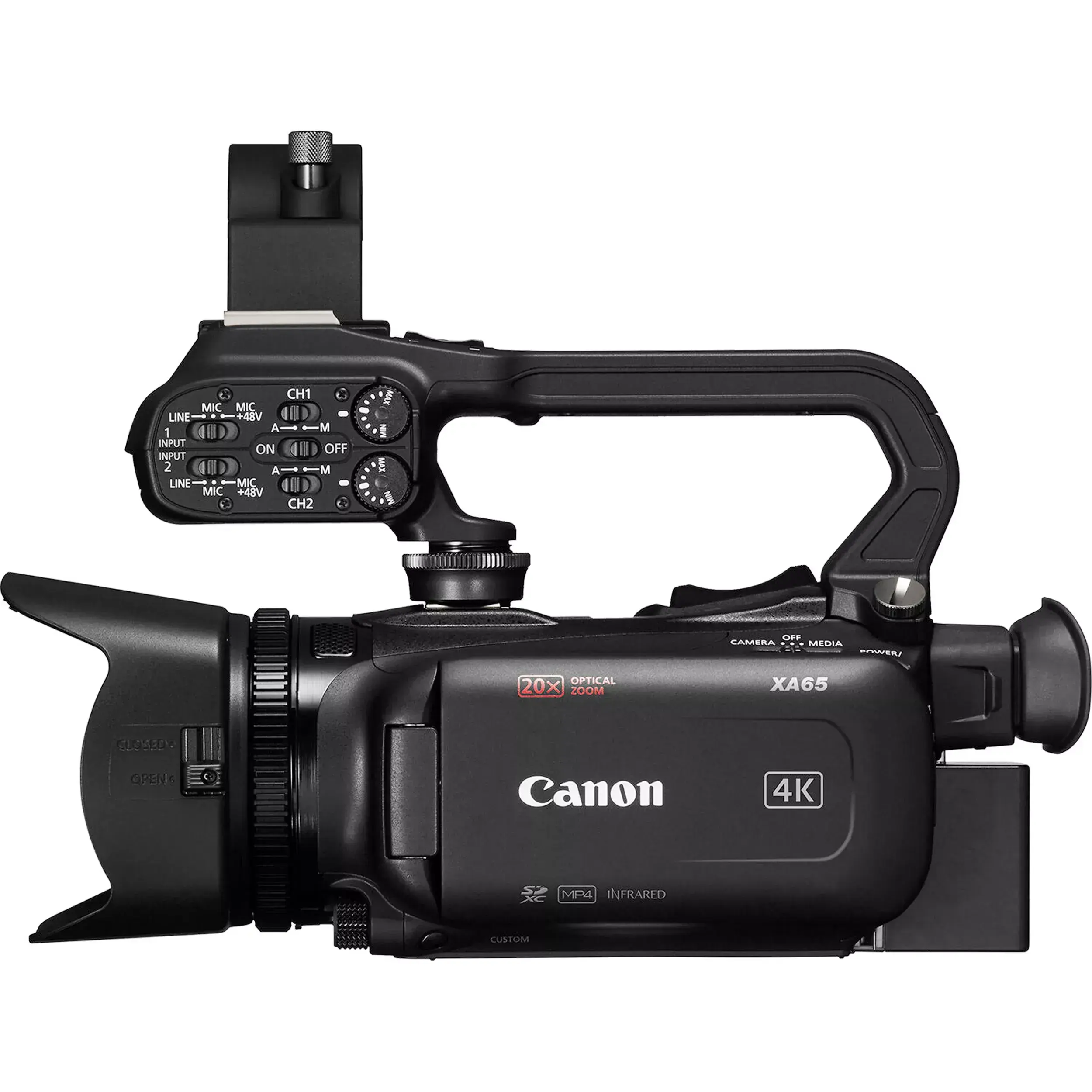 מצלמת וידאו מקצועית Canon XA65 Professional UHD 4K