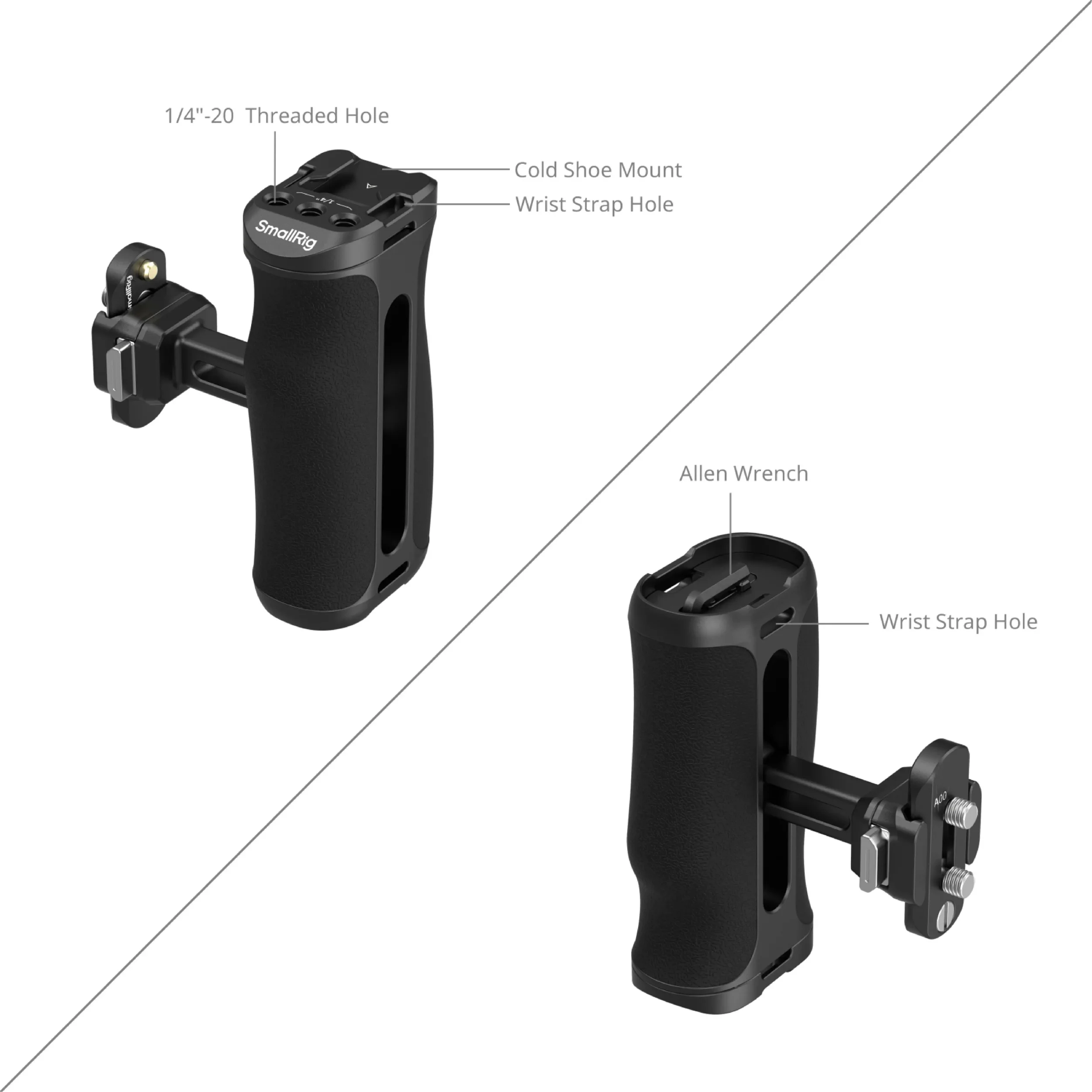 ידית צד לכלוב HawkLock H21 עם מנגנון שחרור מהיר SmallRig 5951