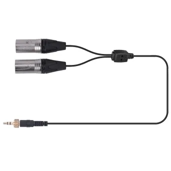 כבל מפצל Mini-Pl לשני XLR עבור מקלט COMICA