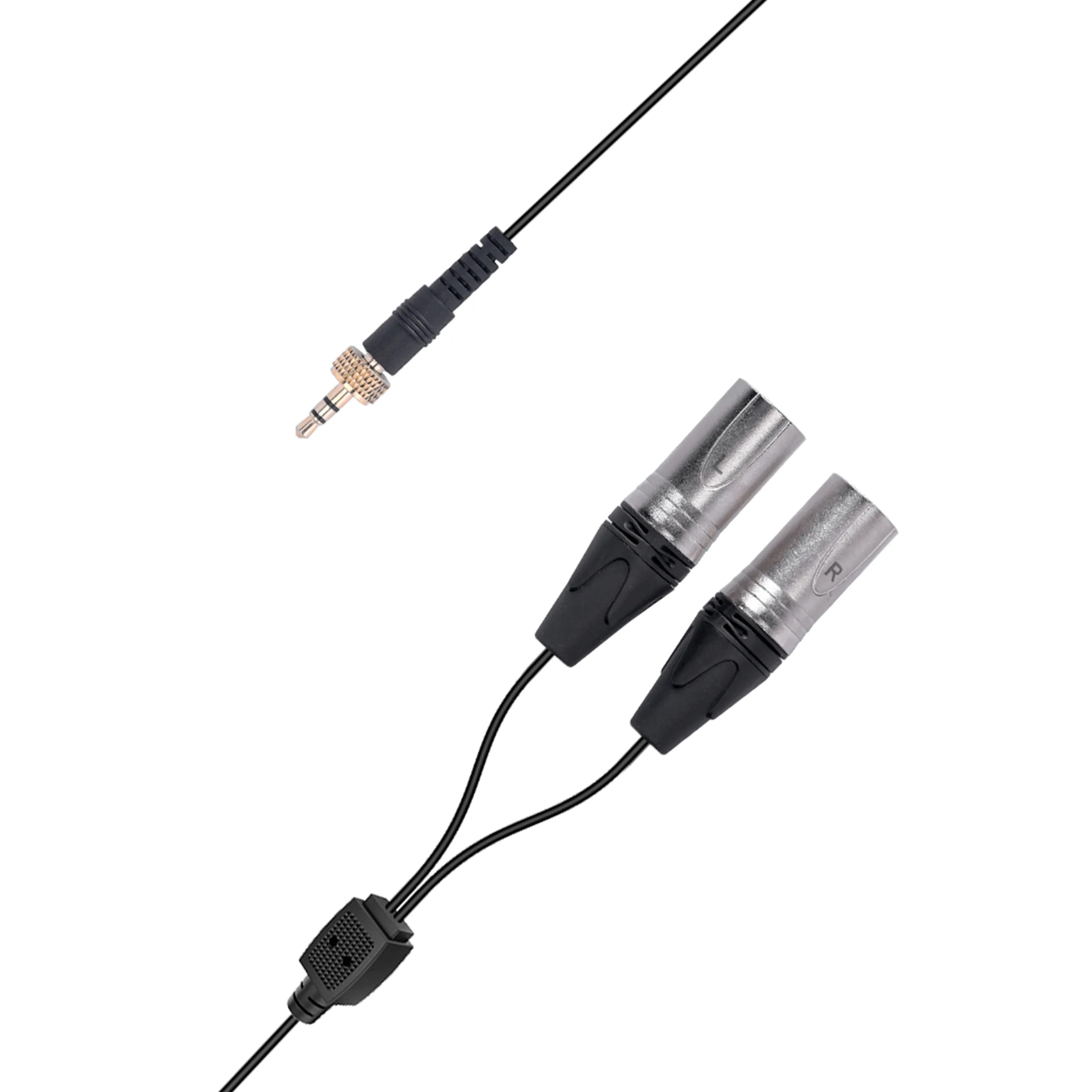 כבל מפצל Mini-Pl לשני XLR עבור מקלט COMICA
