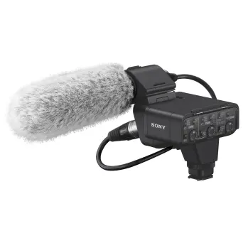 מתאם 2 ערוצים XLR כולל מיקרופון כיווני Sony XLR-K3M