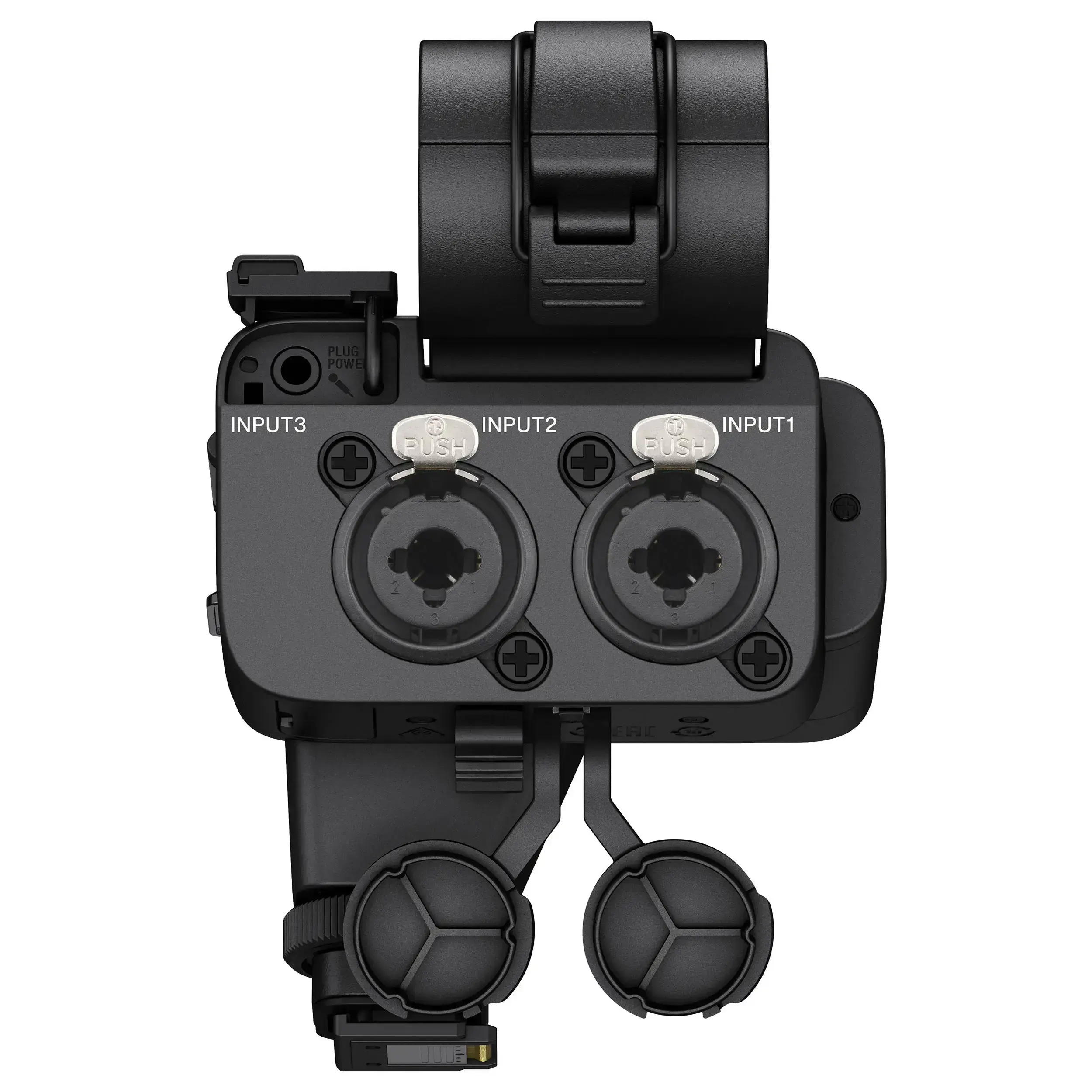 מתאם 2 ערוצים XLR כולל מיקרופון כיווני Sony XLR-K3M