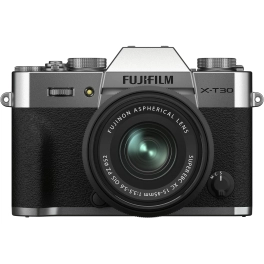 קיט מצלמה ללא מראה ועדשה 15-45 מ"מ FUJIFILM X-T30 MKII (כסופה)