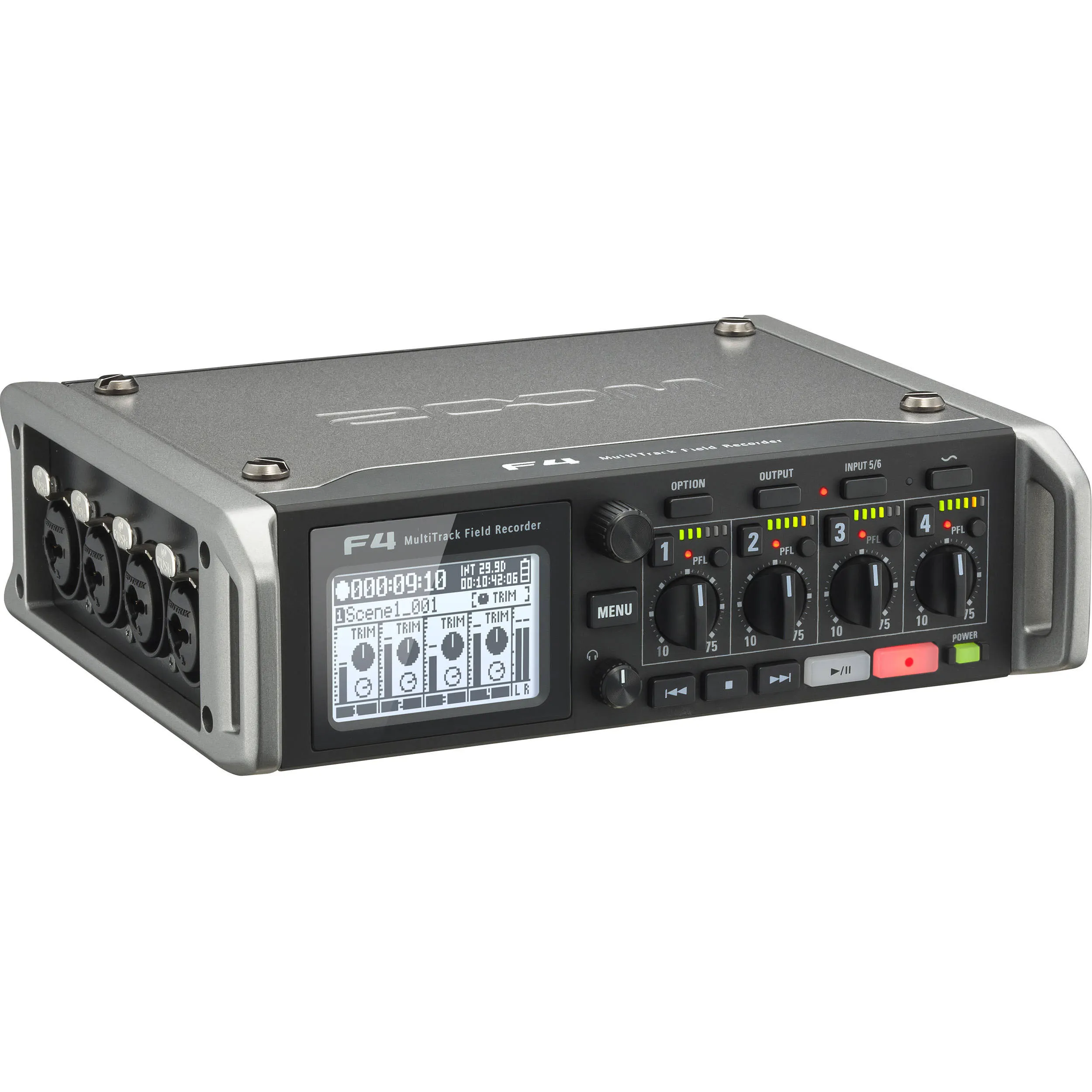 מכשיר הקלטה נייד 4 ערוצים Zoom F4