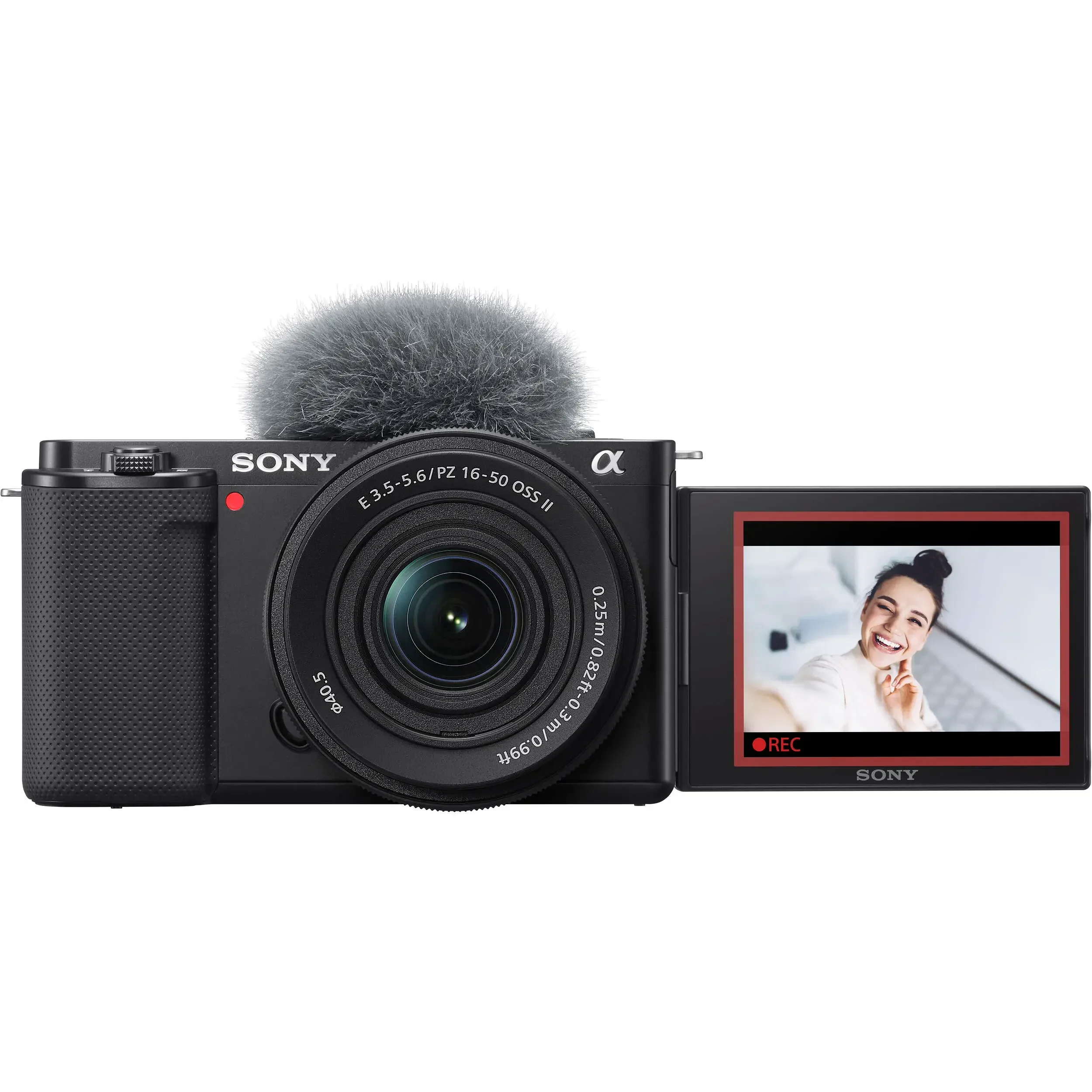 מצלמה דיגיטלית ועדשה 16-50 מ"מ + Sony ZV-E10