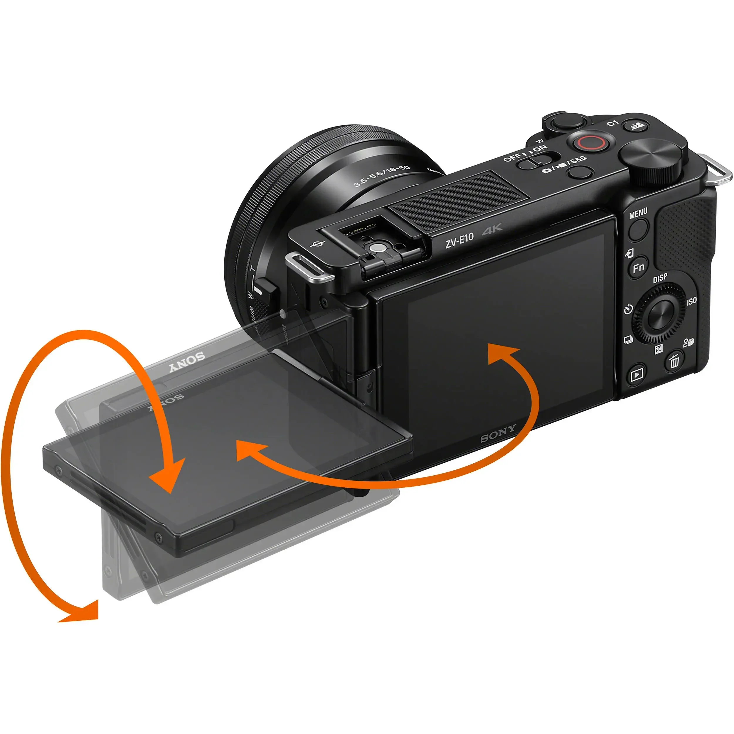 מצלמה דיגיטלית ועדשה 16-50 מ"מ + Sony ZV-E10