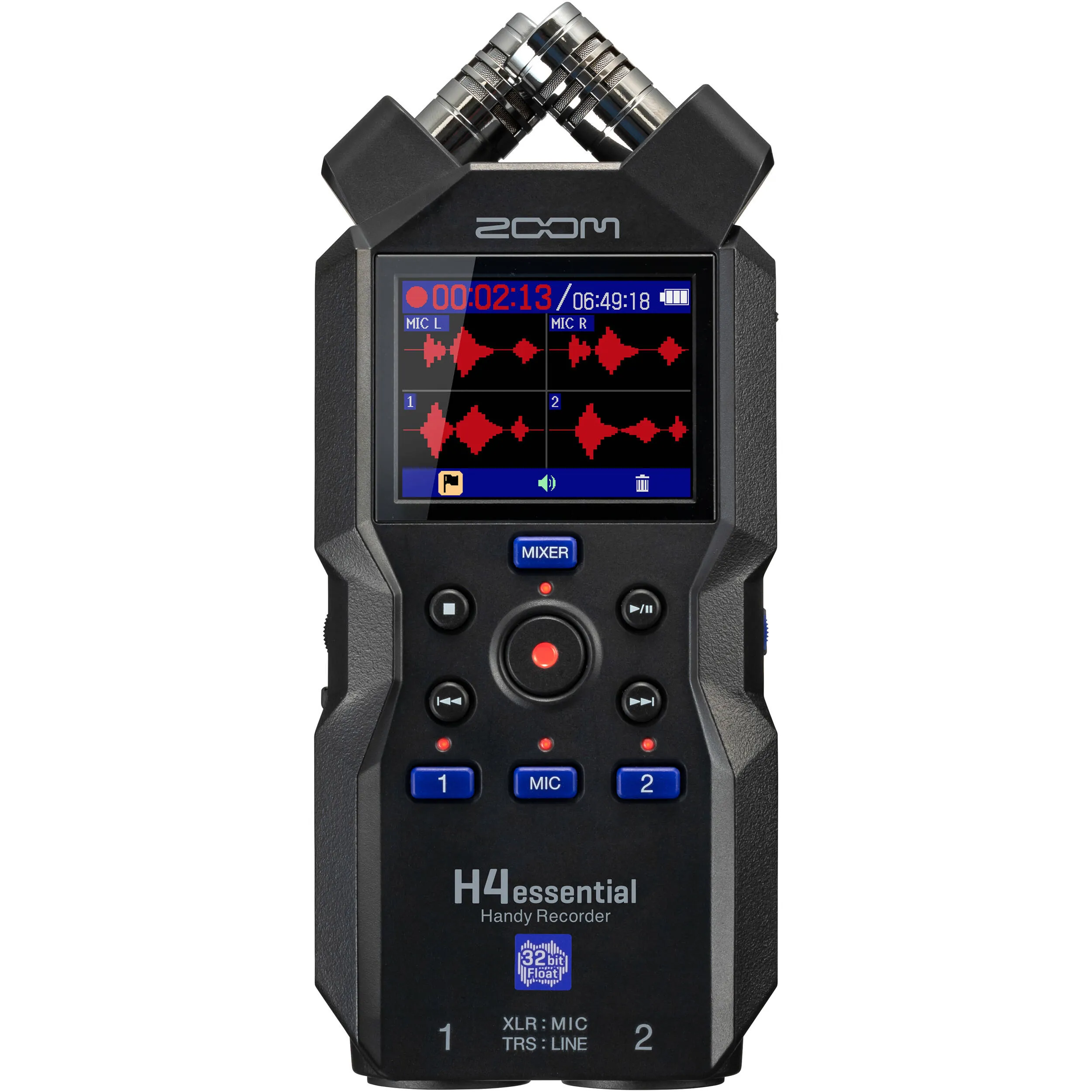 מכשיר הקלטה נייד Zoom H4essential 4-Track 32-Bit Float