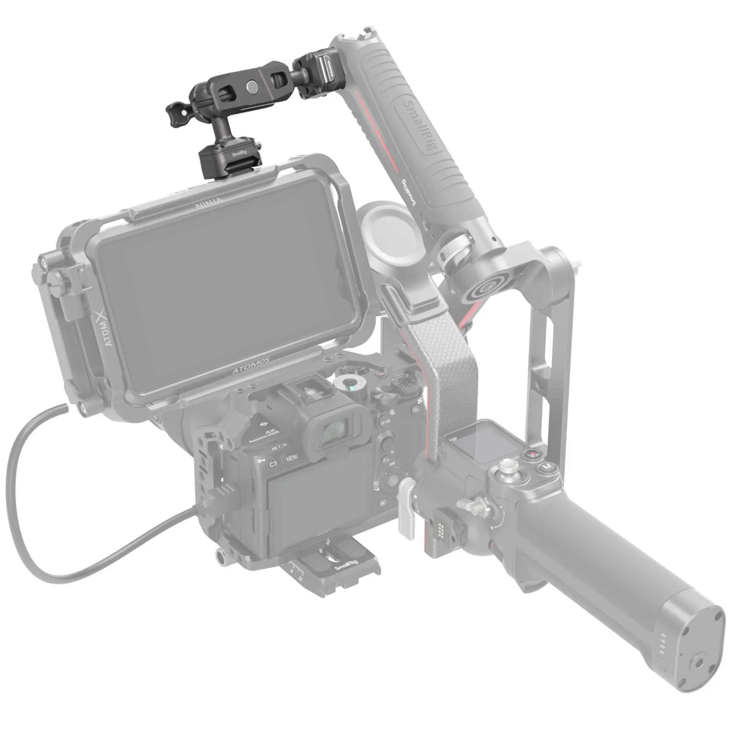 זרוע מפרקית עם ראשי שחרור מהיר SmallRig 4488