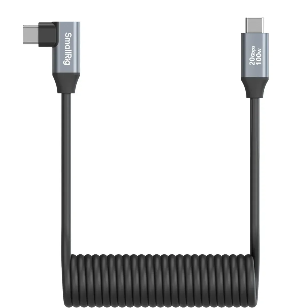 כבל מסולסל  USB-C ישר/זוויתי SmallRig 4792 100W