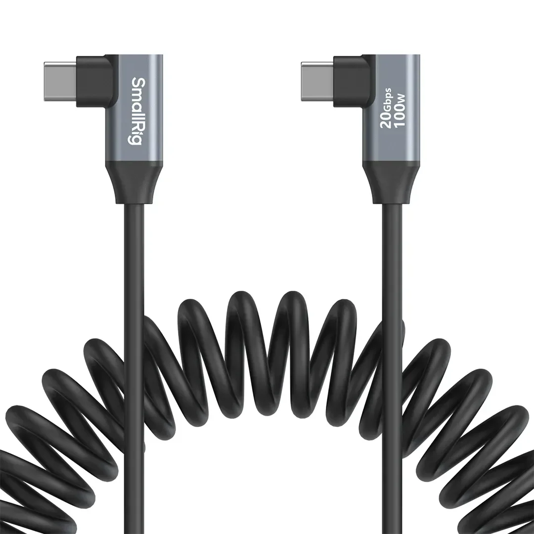 כבל מסולסל  USB-C זוויתי SmallRig 4793 100W