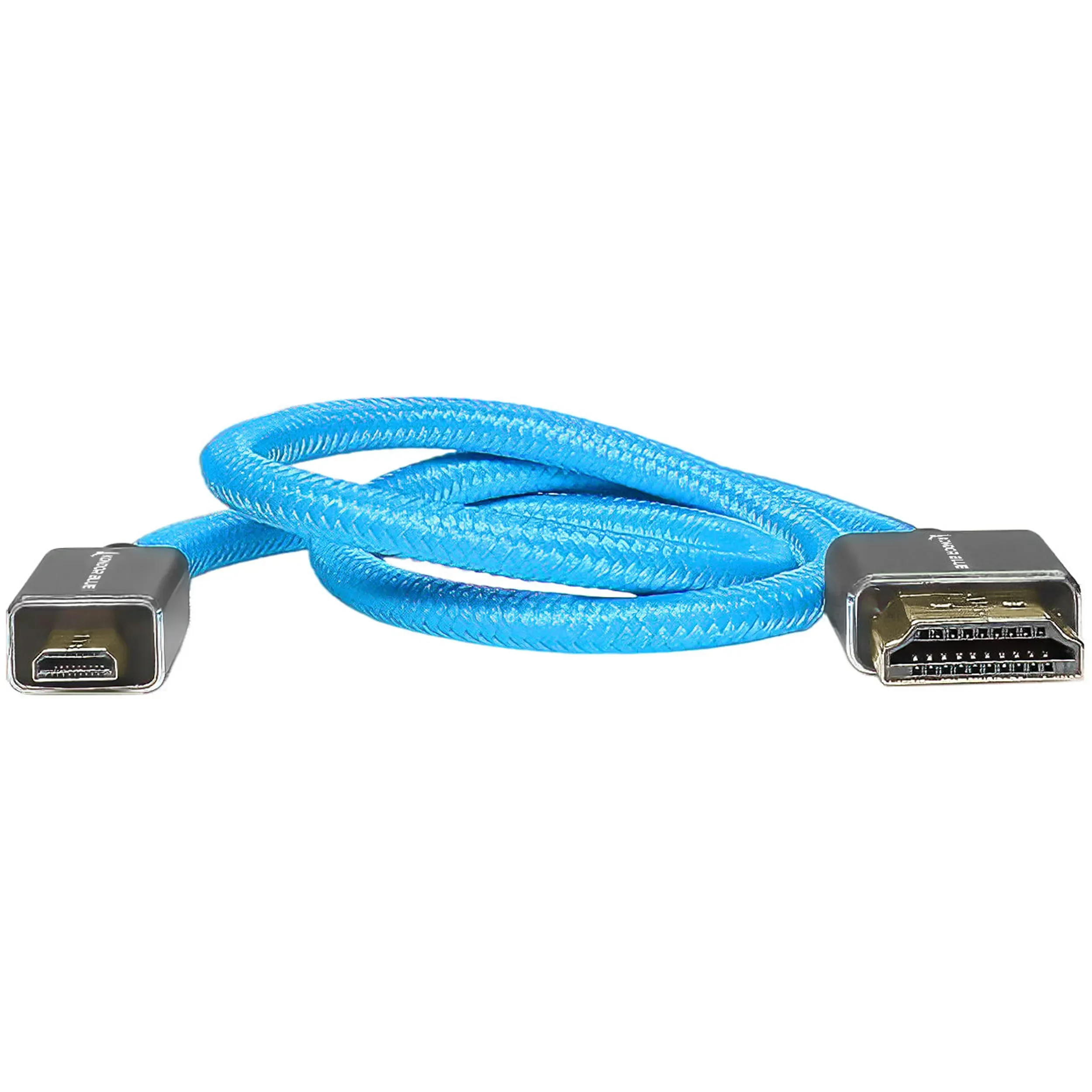 כבל וידאו Micro HDMI-HDMI באורך 40 ס"מ Kondor Blue