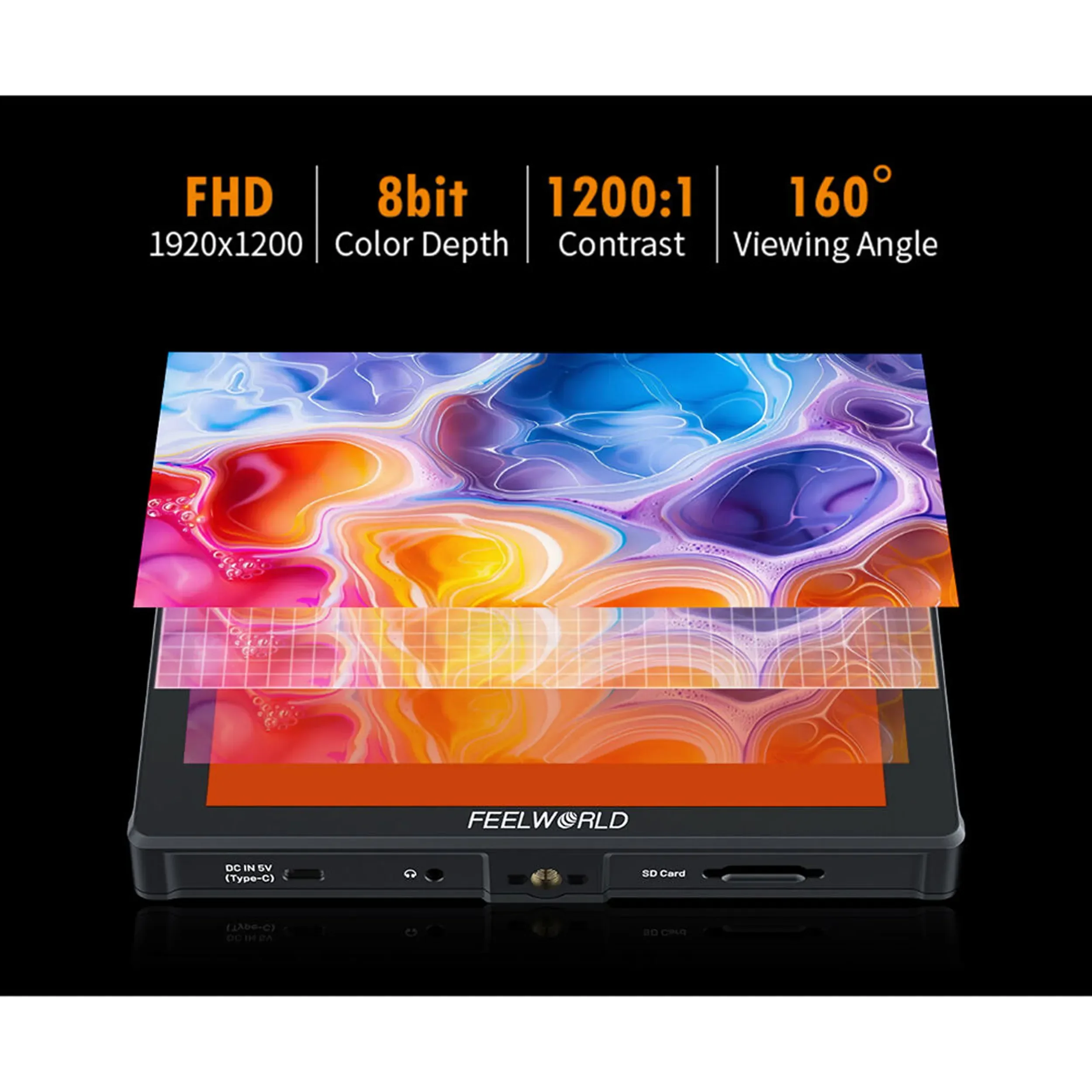 מוניטור "7 מסך מגע  FeelWorld F7 Plus 4K HDMI 1200Nit