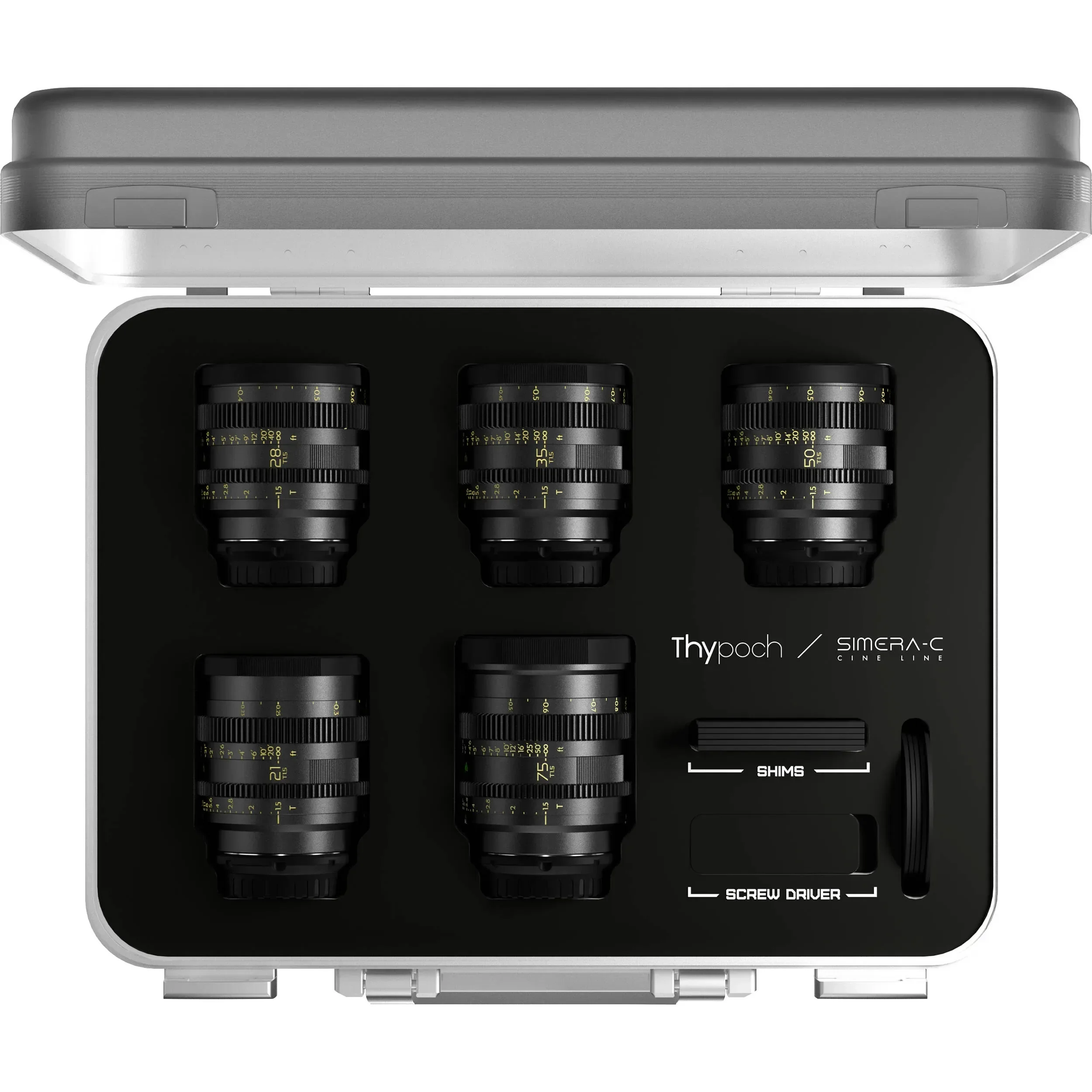 סט 5 עדשות סינמטיות Thypoch Simera-C Full frame E-Mount