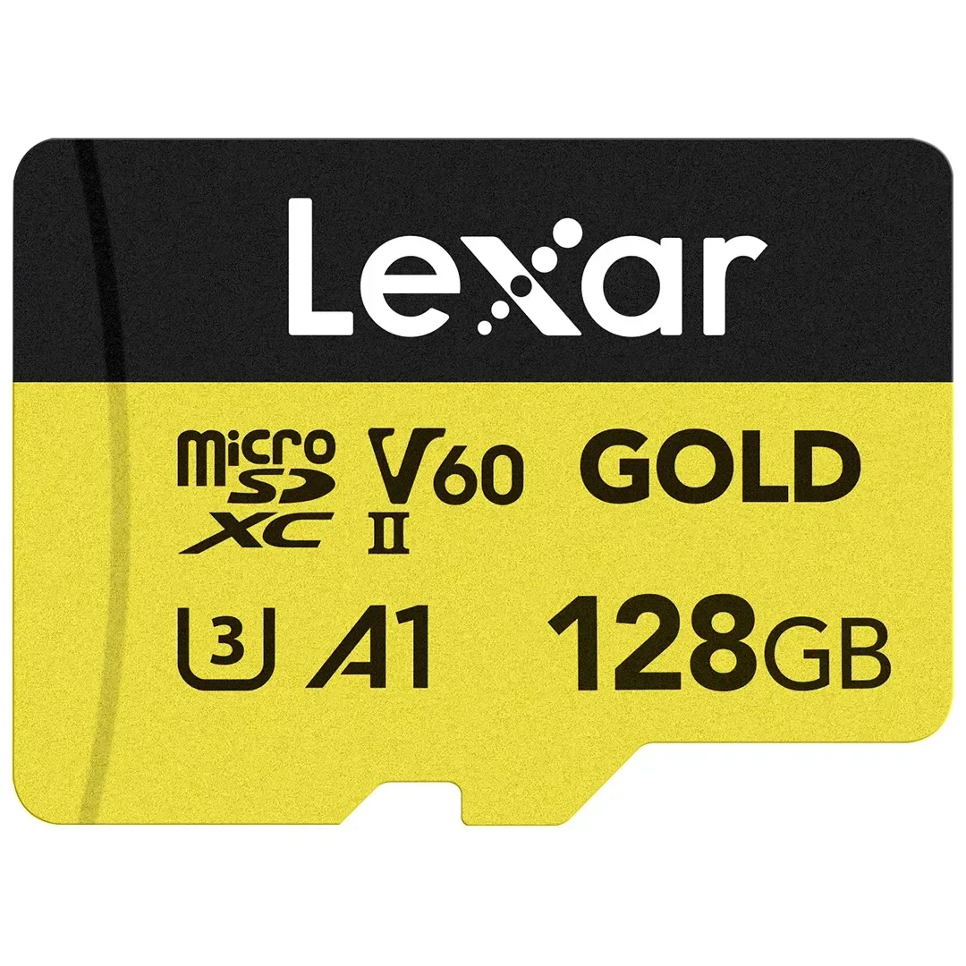 כרטיס זיכרון 128GB Lexar® GOLD microSDXC™ UHS-II