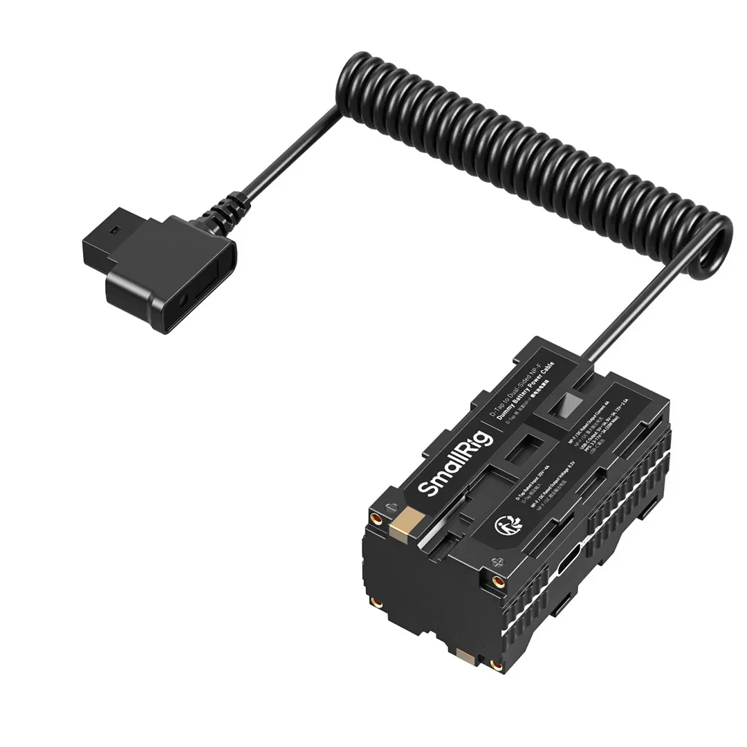 סוללת דמה NP-F וכבל D-TAP מתאם מתח  SmallRig 4884