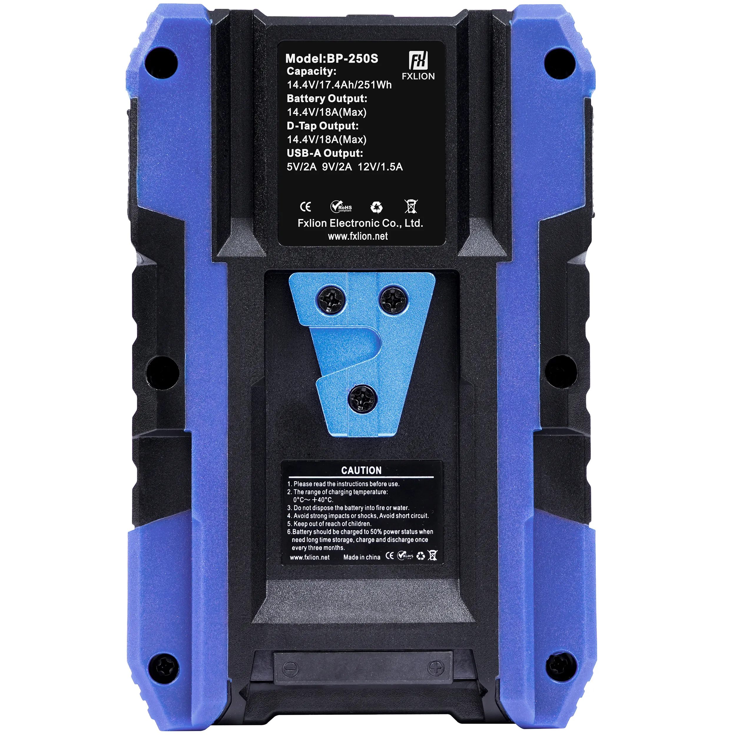 סוללת ליתיום FXLION Cool Black 14.8V/250Wh V-Mount