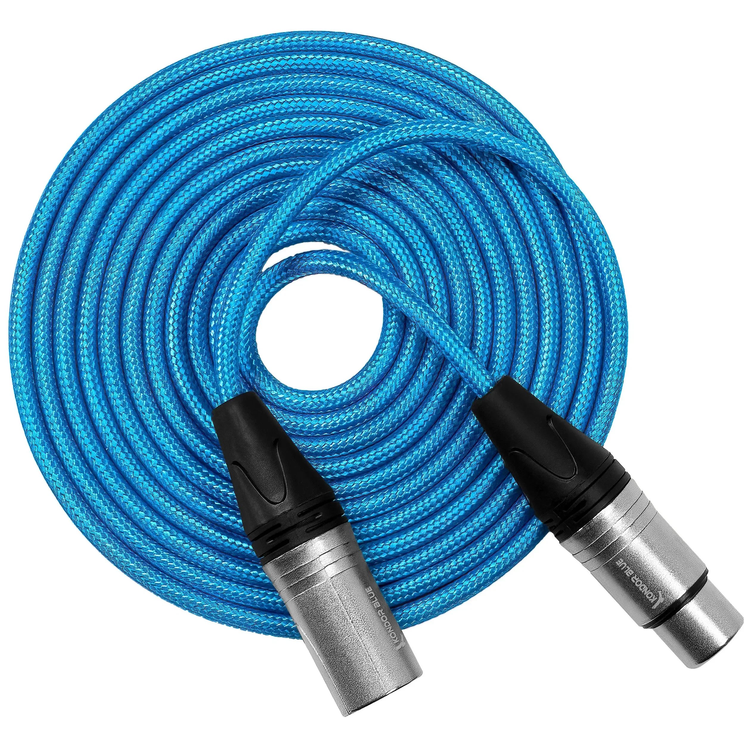 כבל XLR איכותי באורך 30 ס"מ Kondor Blue