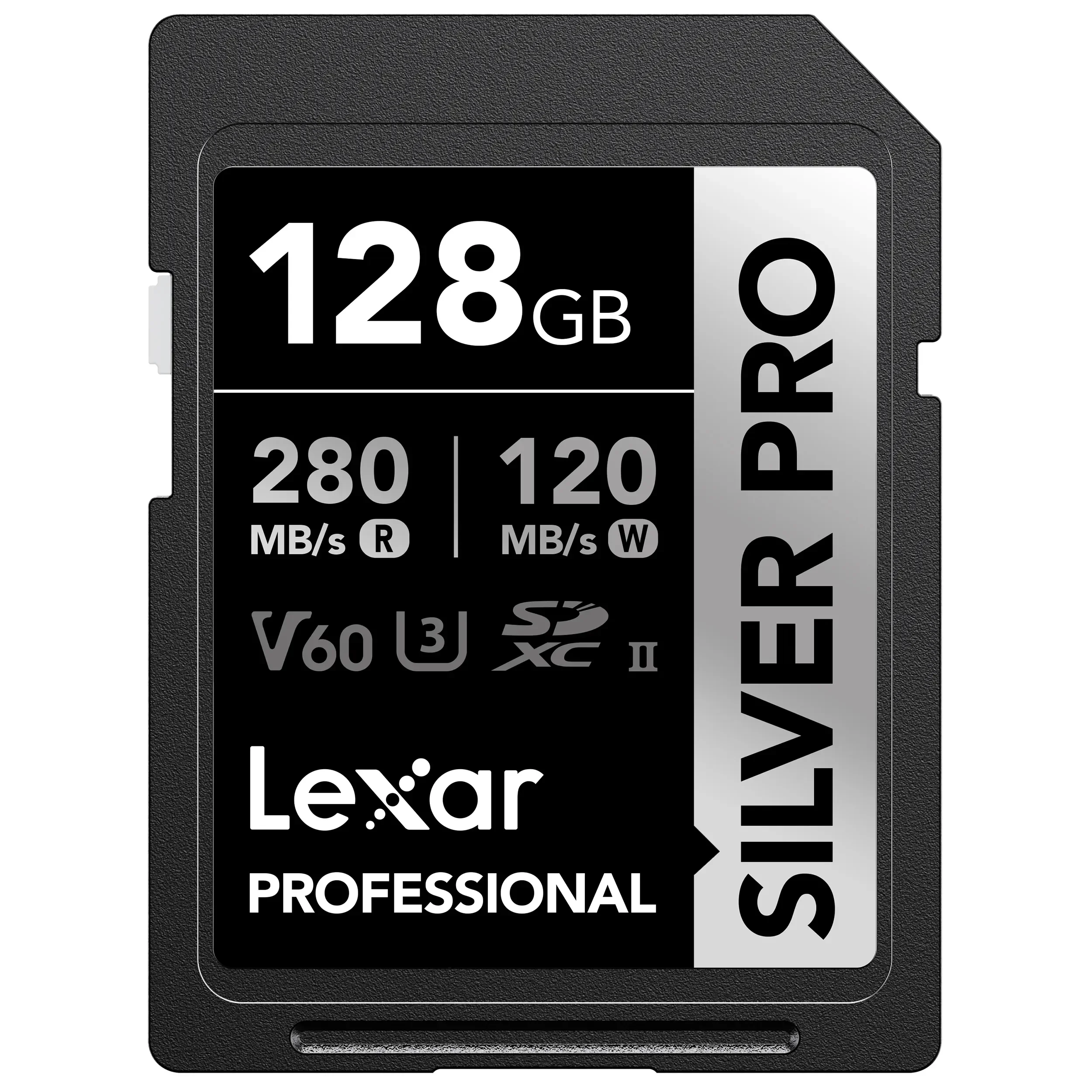 כרטיס זיכרון 128GB Lexar® Professional SILVER PRO SDXC™ UHS-II