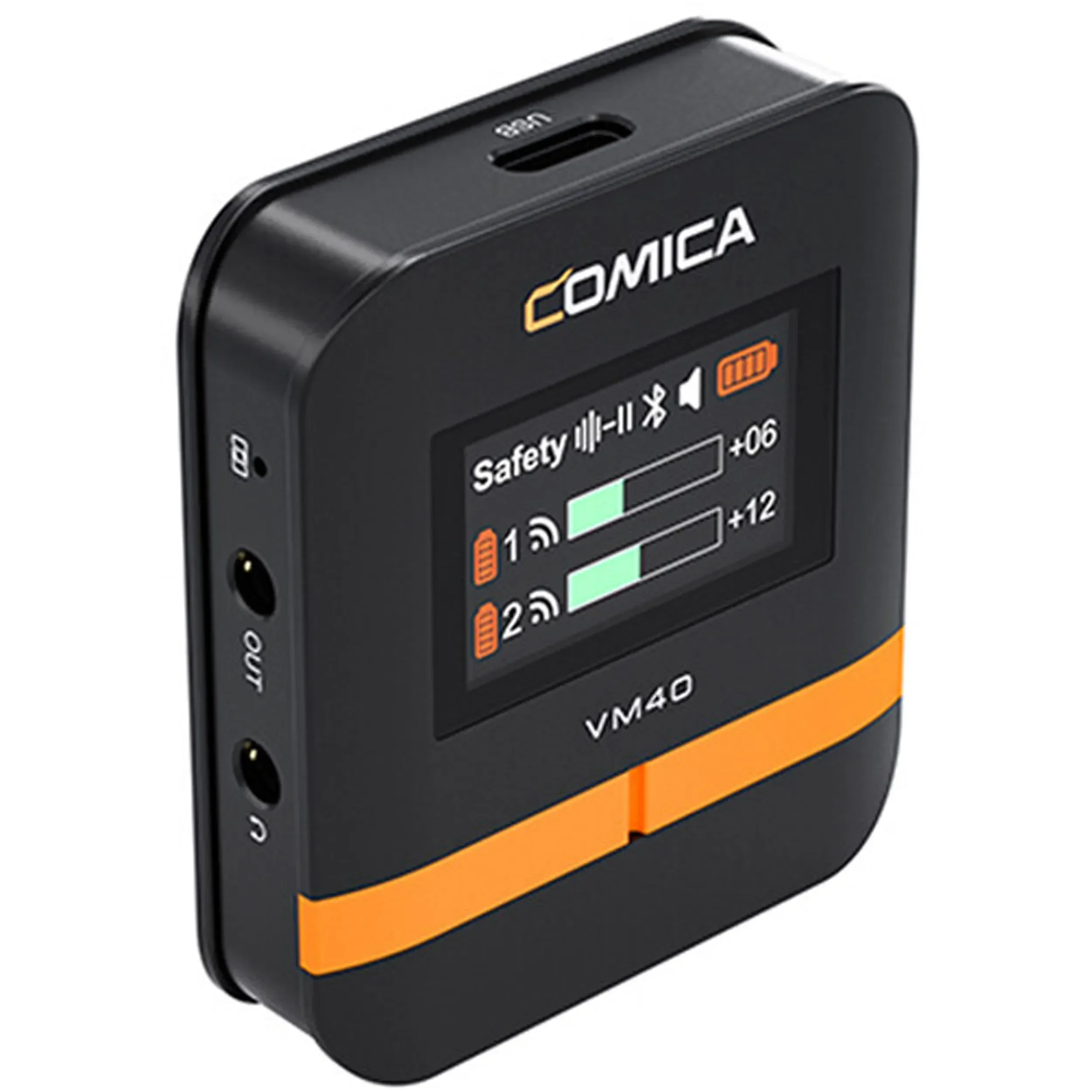 מערכת מיקרופון כיווני אלחוטי Comica VM40