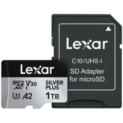Lexar® High-Performance Silver Plus microSDXC™ UHS-I