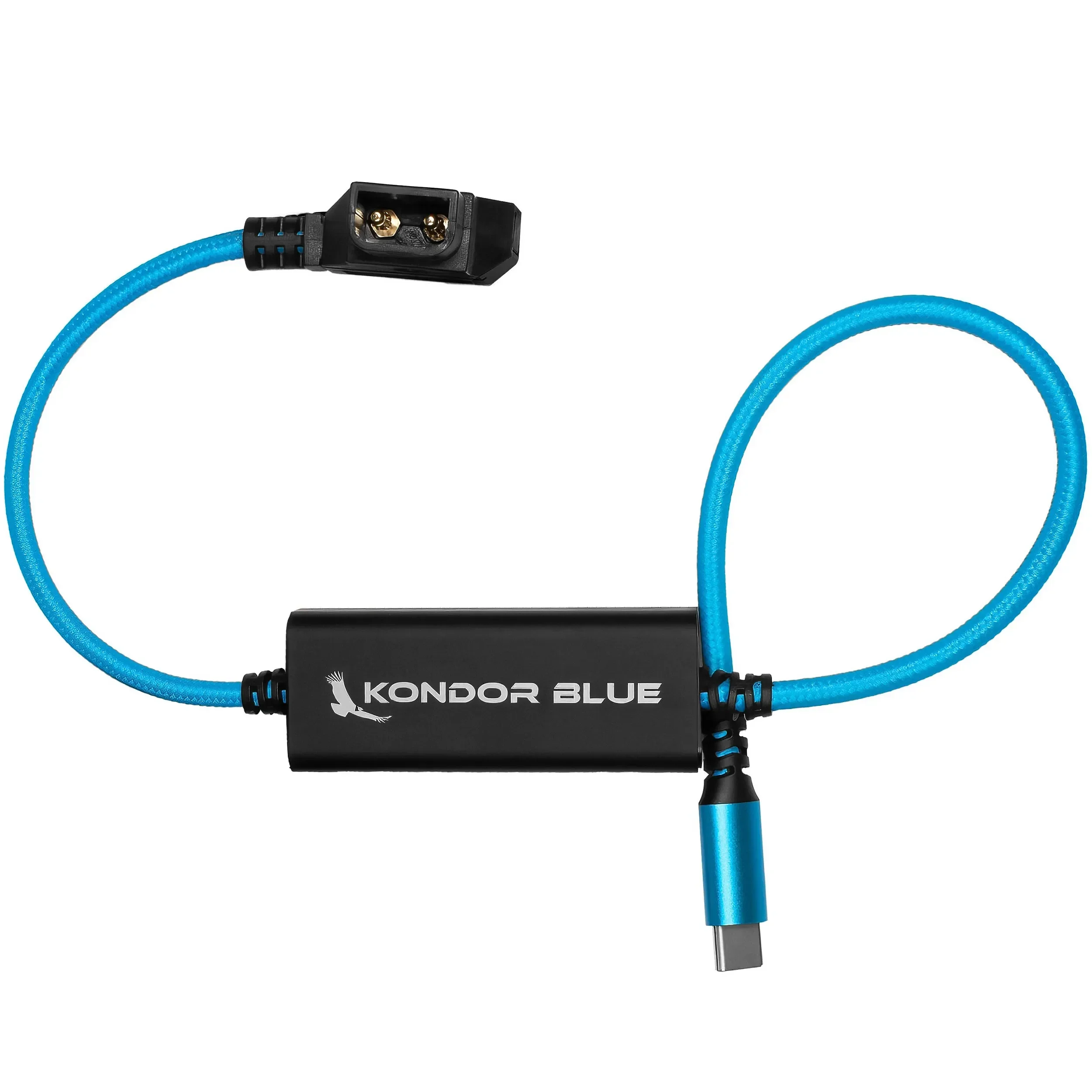 כבל מתח D-Tap--USB C (PD) למצלמות ומחשבים Kondor Blue