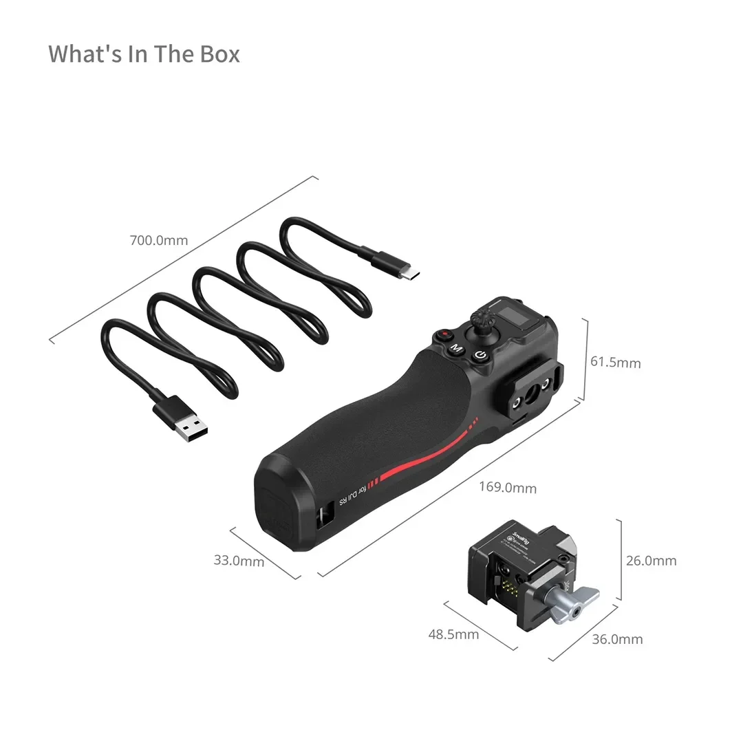ידית שליטה אלחוטית עם פוקוס לגימבלים SmallRig 4329 DJI RS