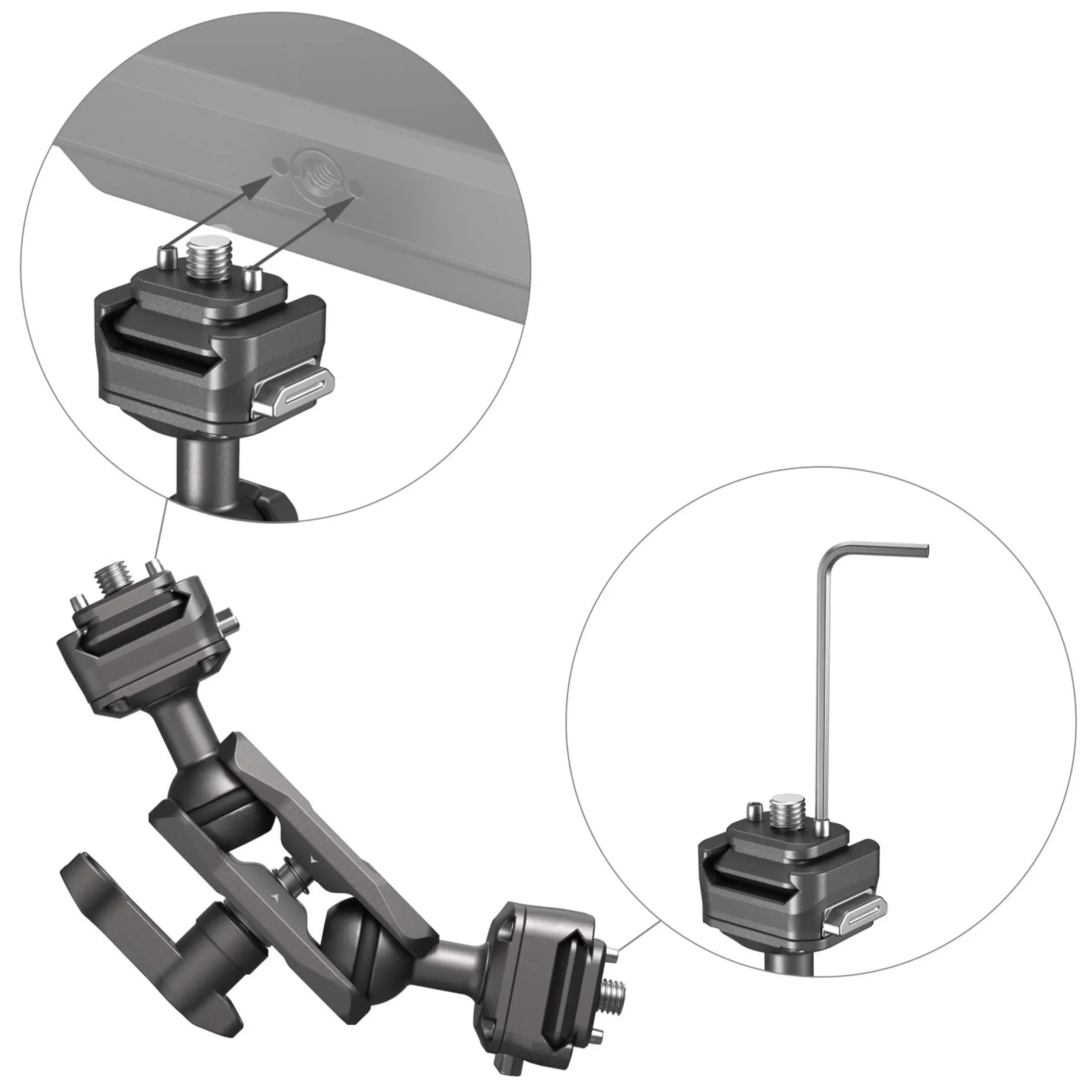 זרוע מפרקית עם ראשי שחרור מהיר SmallRig 4488