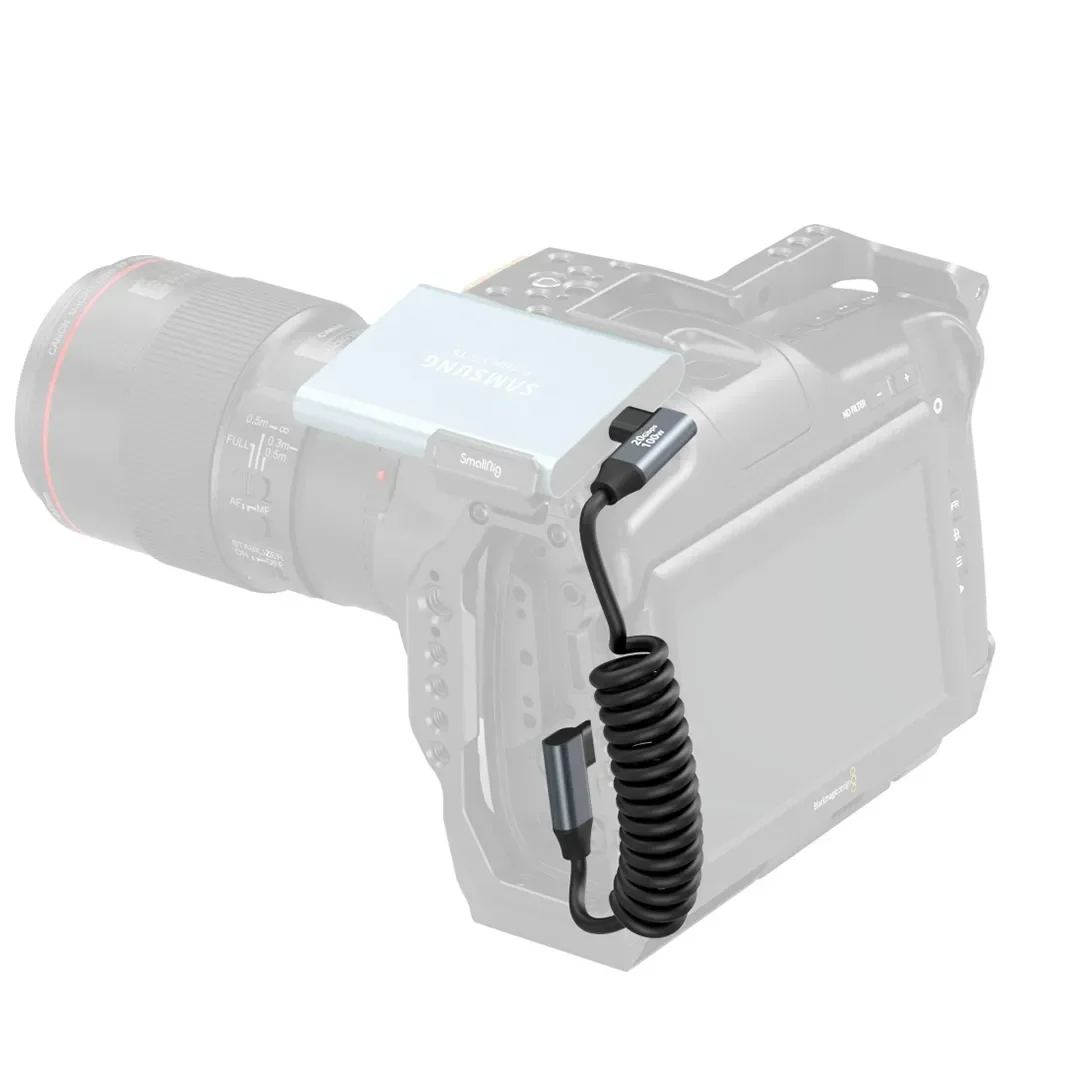 כבל מסולסל  USB-C זוויתי SmallRig 4793 100W