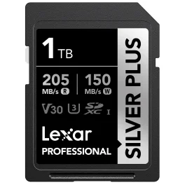 כרטיס זיכרון 1TB Lexar® Professional SILVER PLUS SDXC™ UHS-I