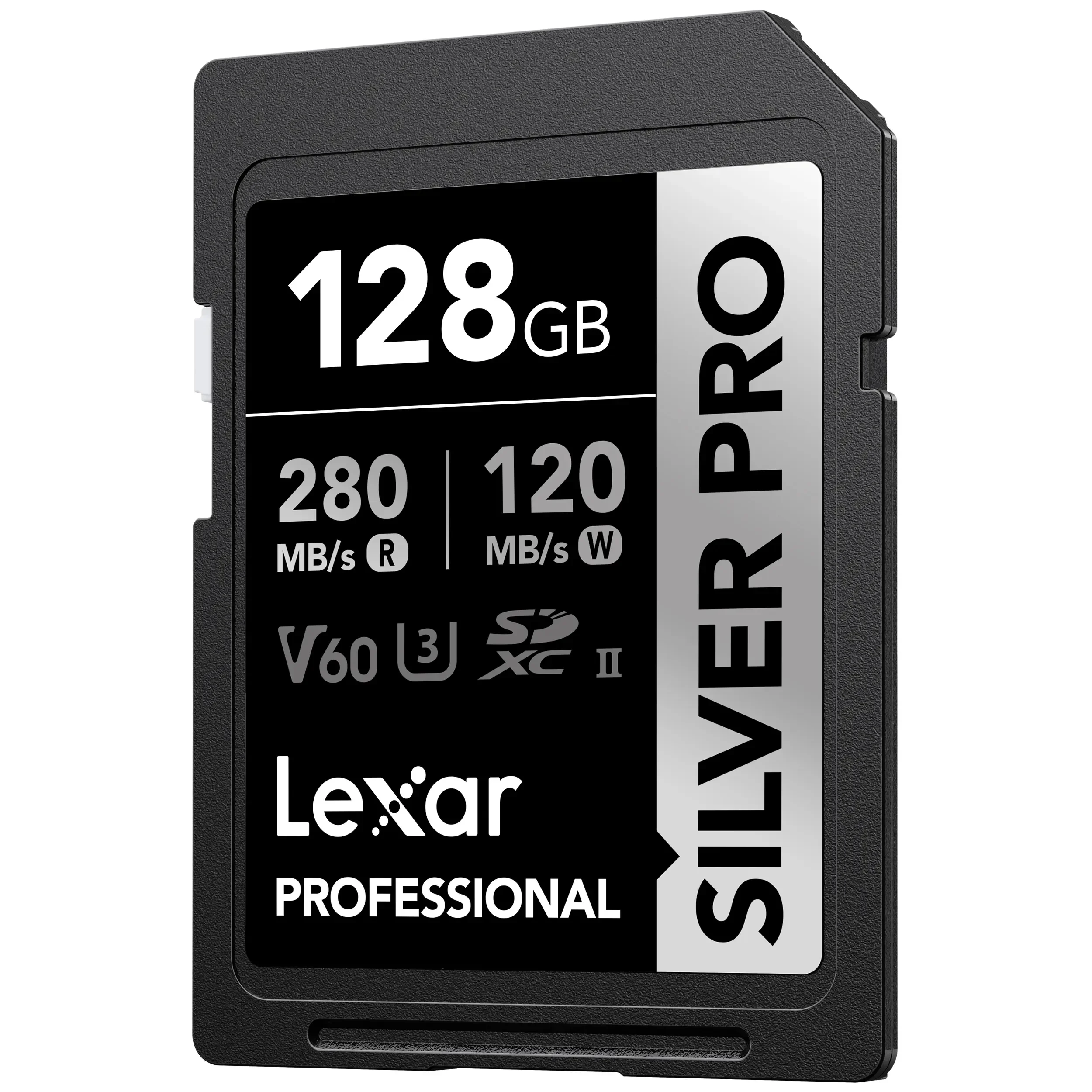כרטיס זיכרון 128GB Lexar® Professional SILVER PRO SDXC™ UHS-II