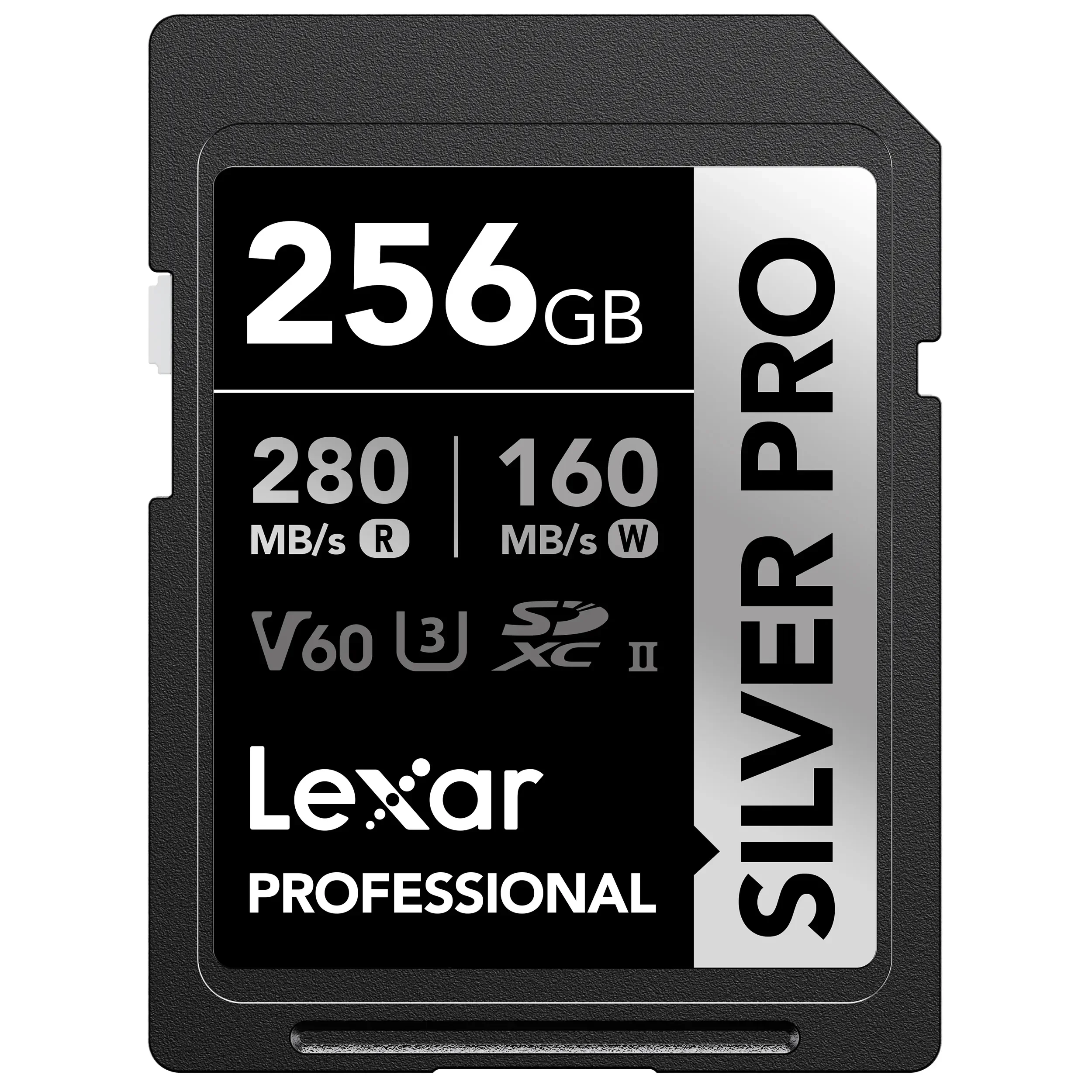 כרטיס זיכרון 256GB Lexar® Professional SILVER PRO SDXC™ UHS-II