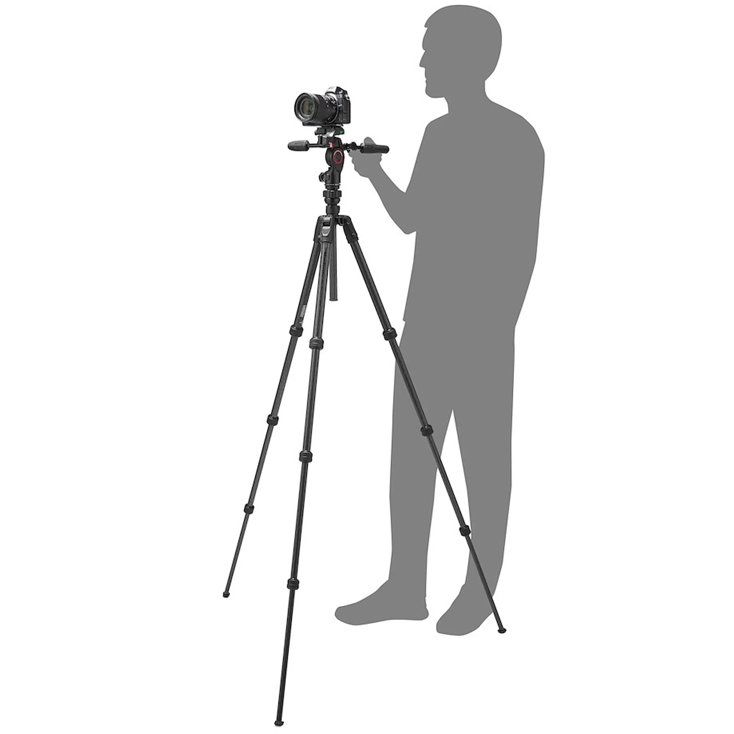 חצובת סיבי פחמן פוטו/וידאו Manfrotto Befree GT PRO 3-Way