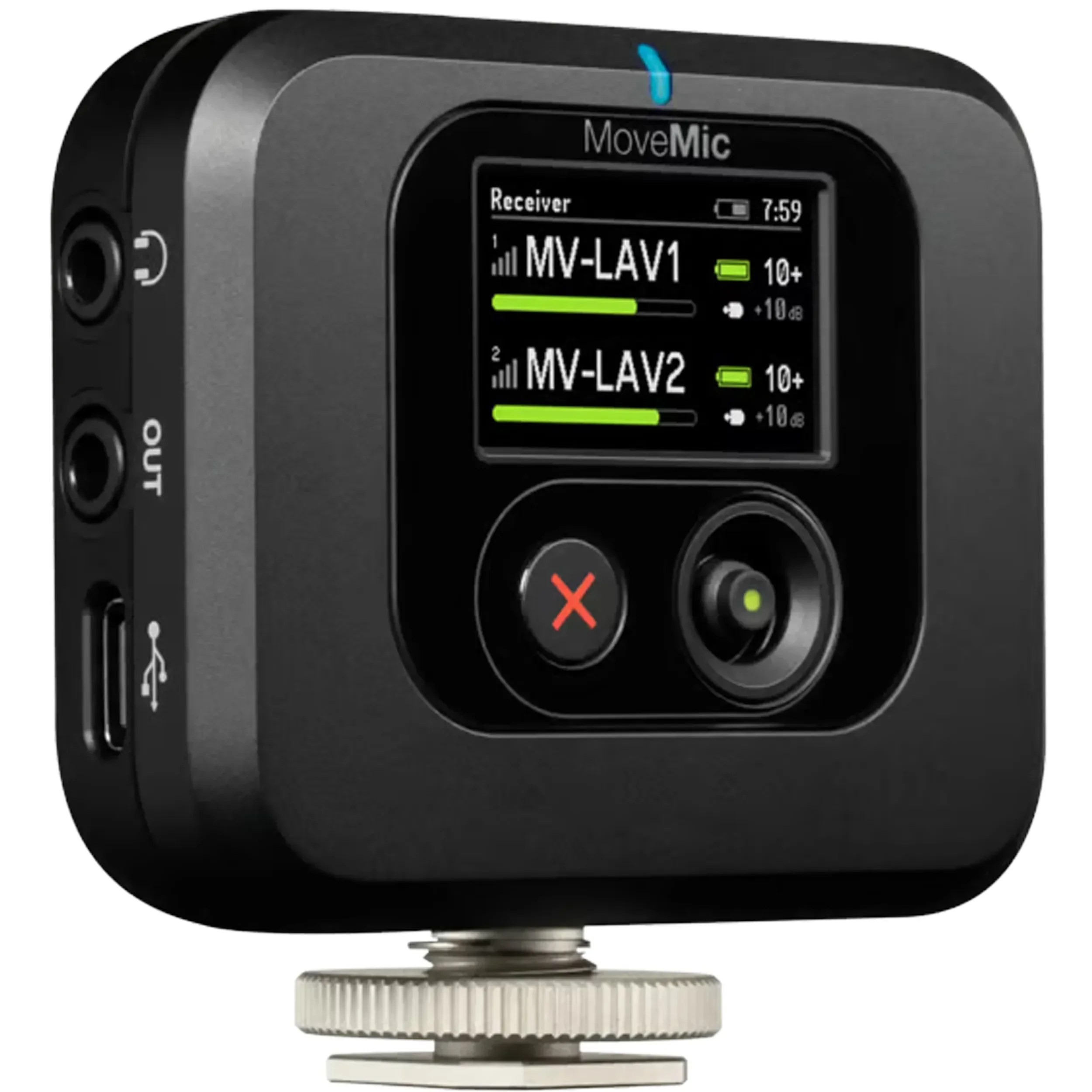 מערכת אלחוטית 2 ערוצים Shure MoveMic KIT