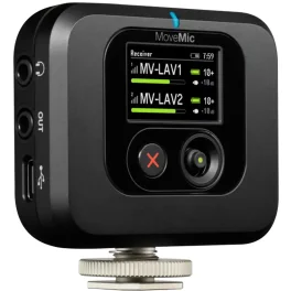 מקלט 2 ערוצים למערכת אלחוטית Shure MoveMic